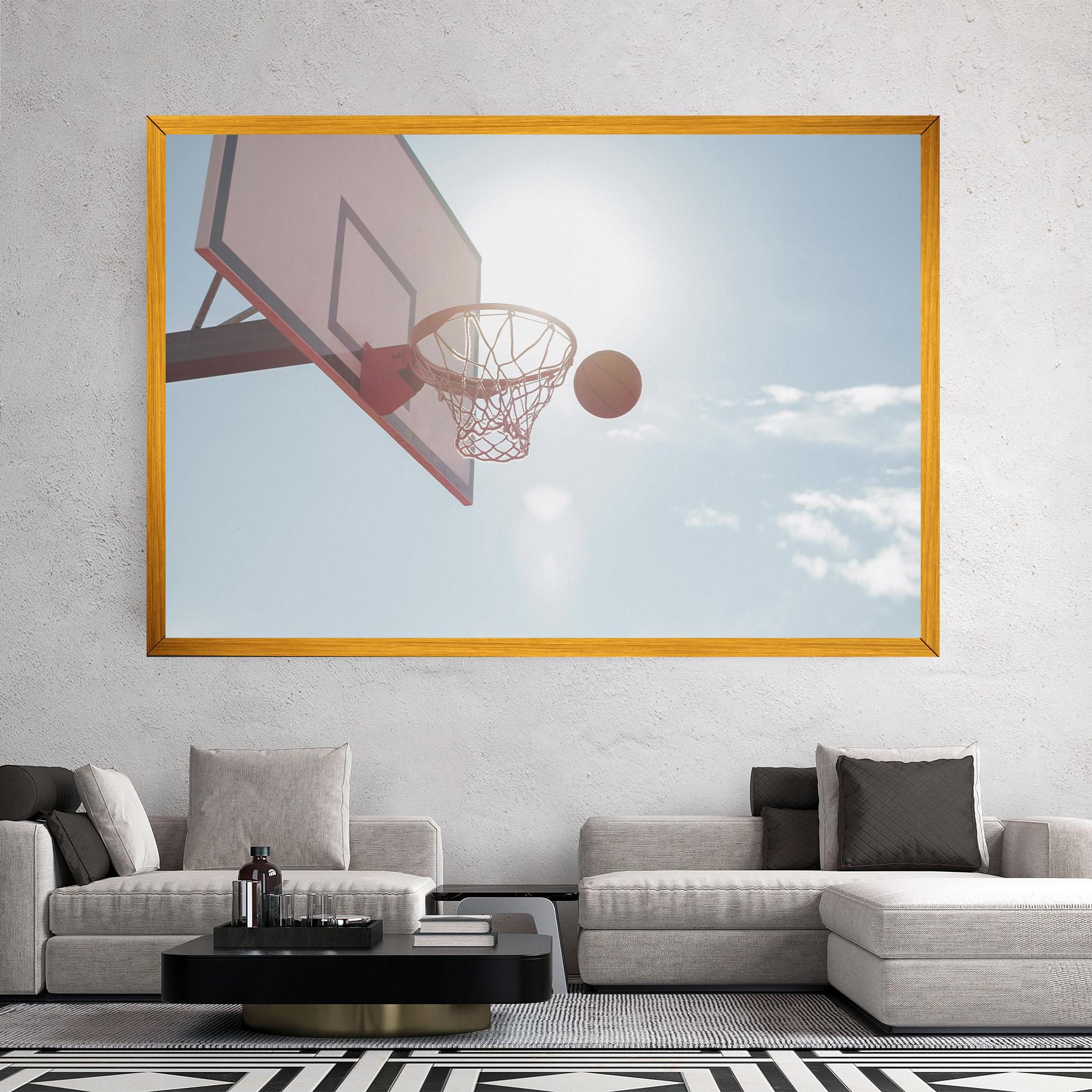 Leinwandbild Basketball Hoop mockup 2