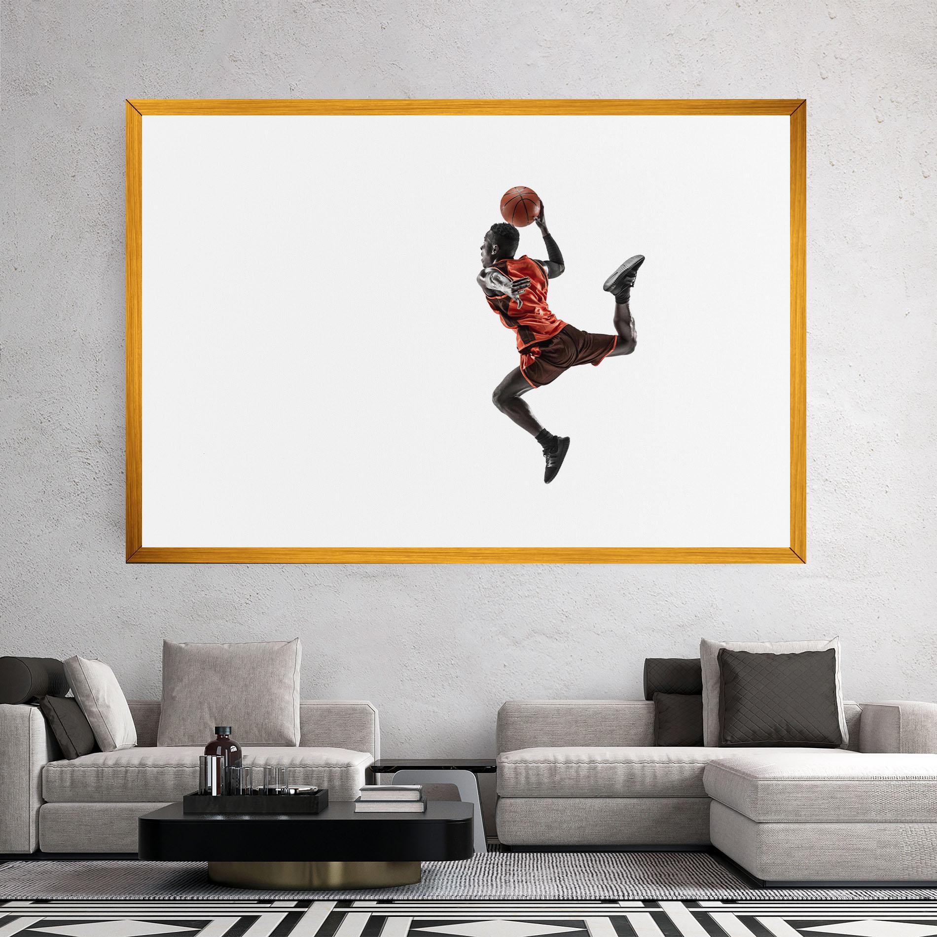 Leinwandbild Basketball Player Flying mockup 2