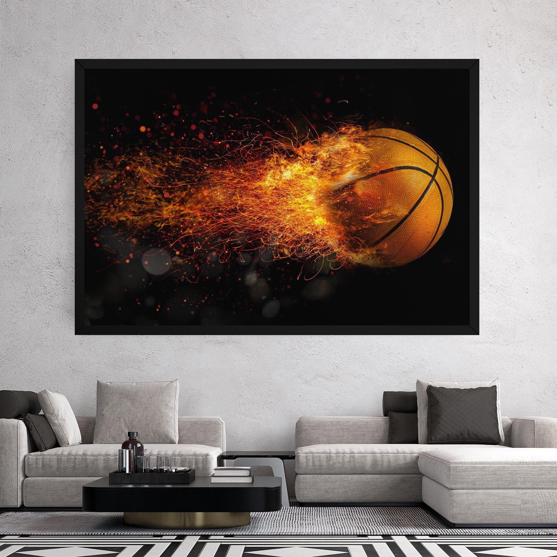 Basket Ball Flame mockup 2