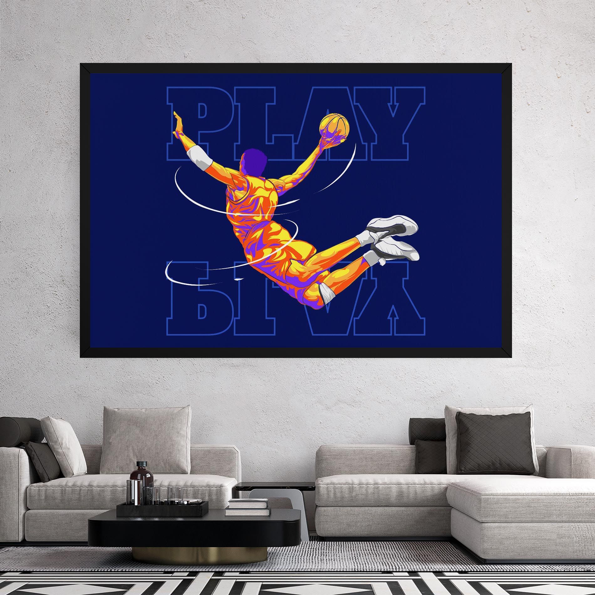 Basketball Blue mockup 2