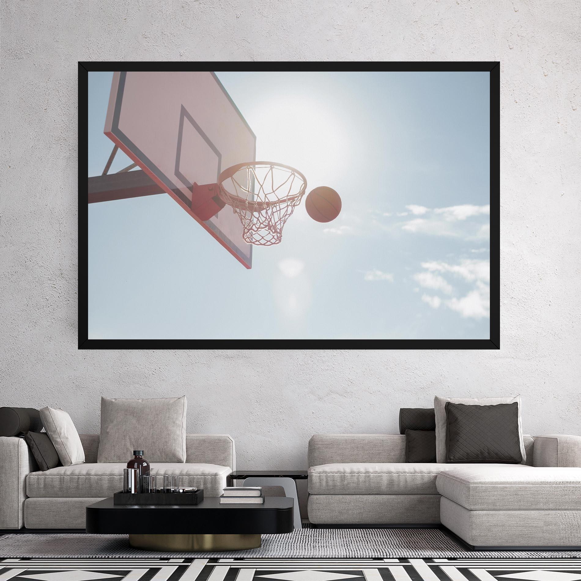 Leinwandbild Basketball Hoop mockup 2