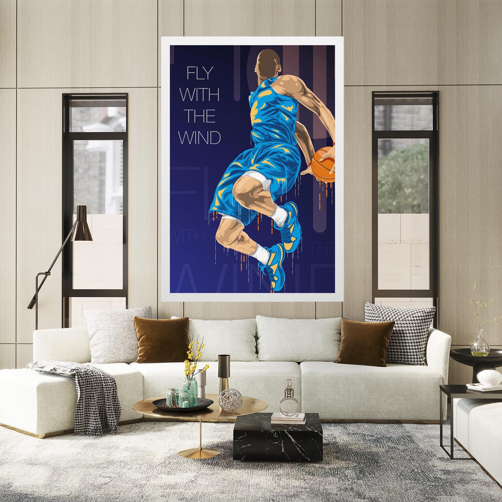 Leinwandbild Fly With The Wind mockup 2