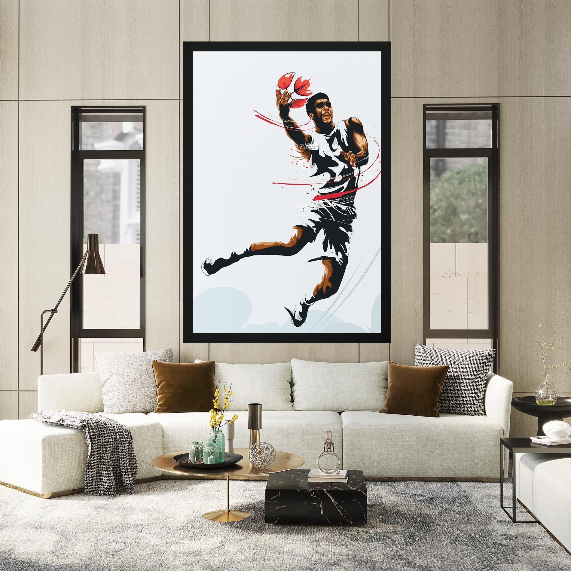 Leinwandbild Basketball Shot mockup 2