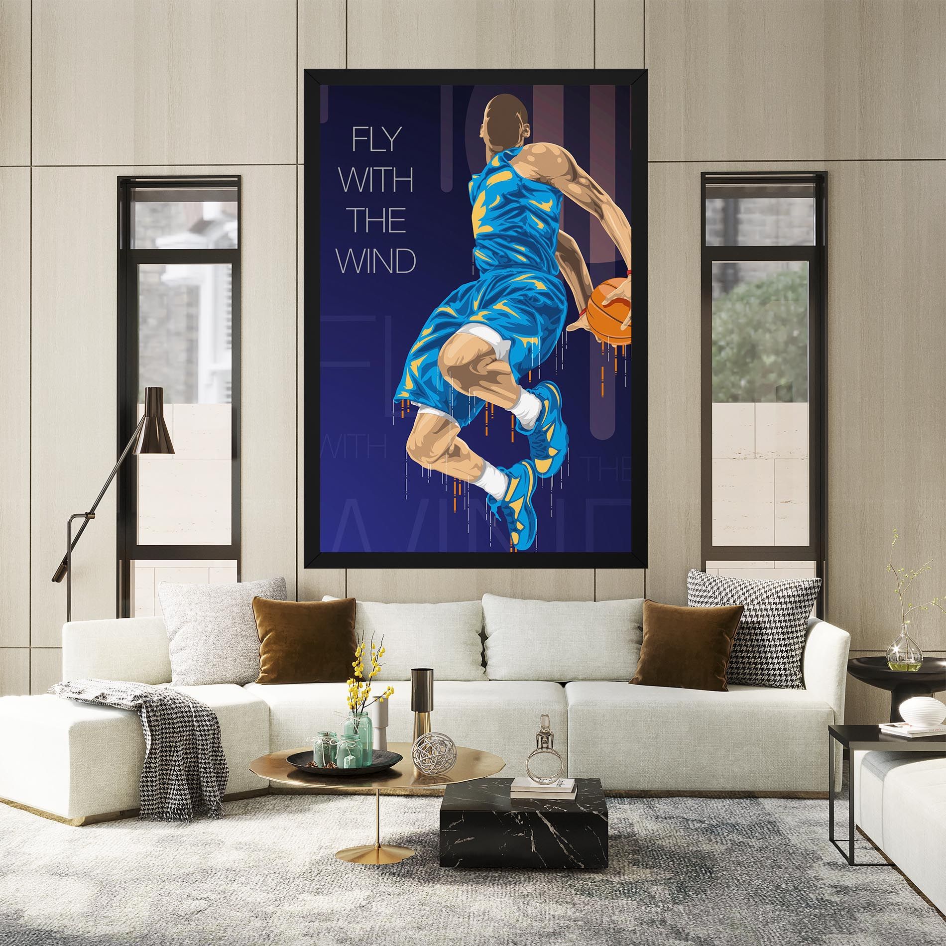 Fly With The Wind mockup 2