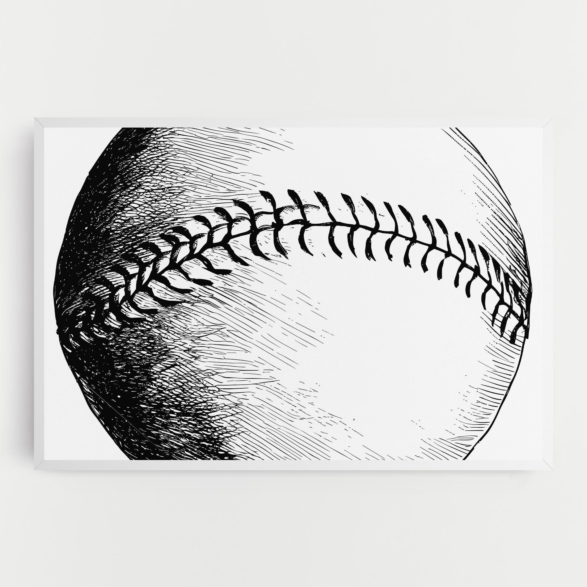 Baseball Black Line mockup 0