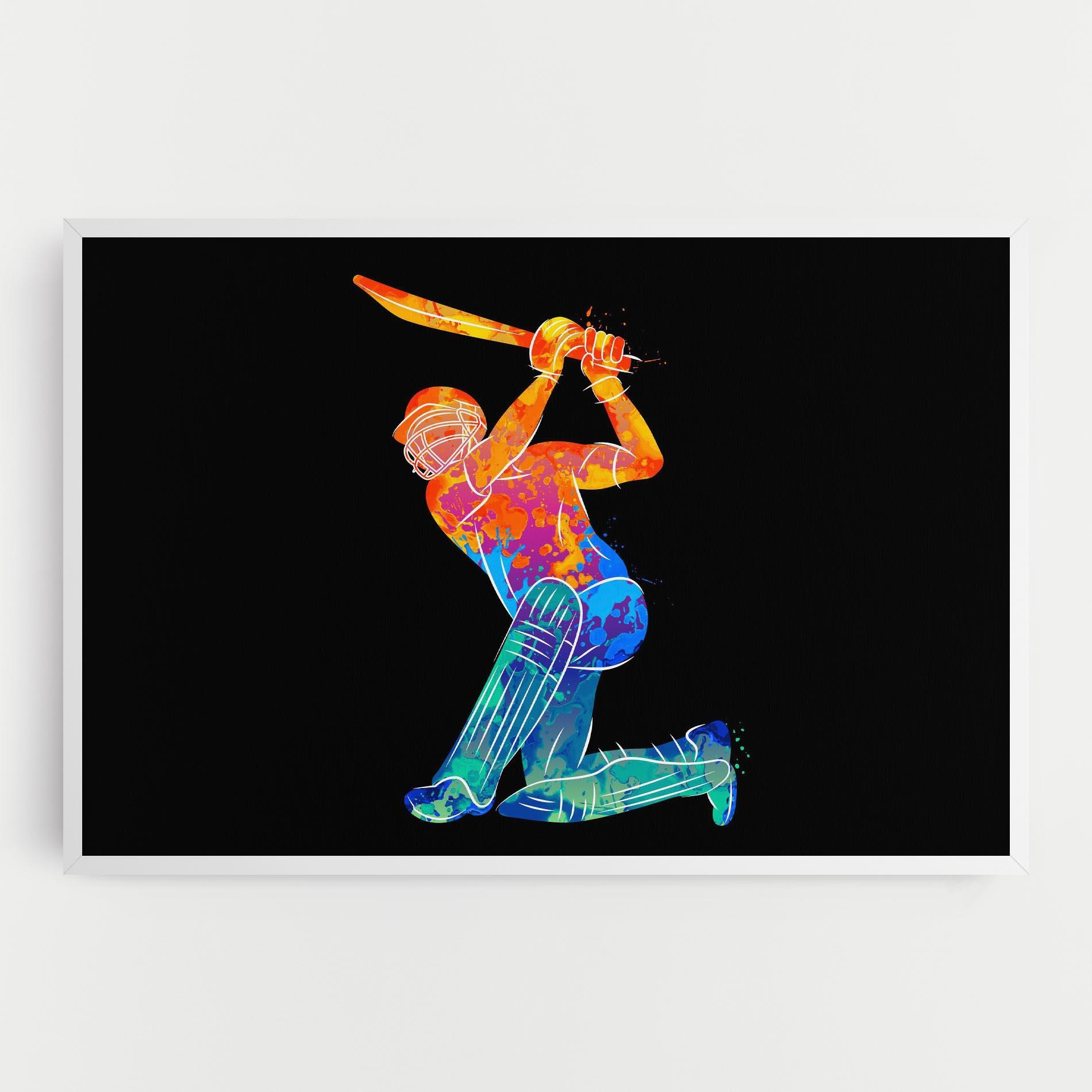 Leinwandbild Baseball Color Art mockup 0