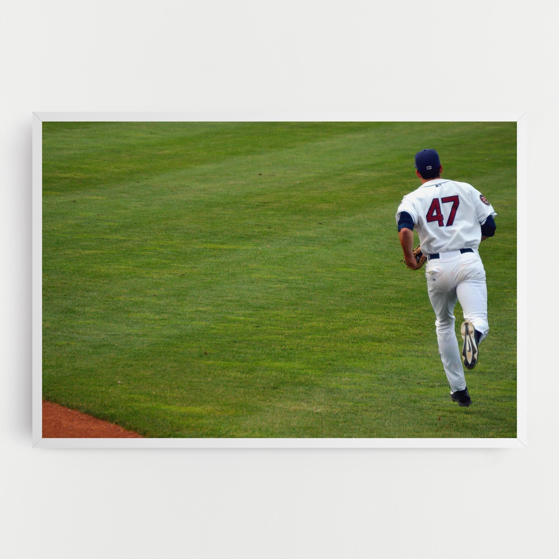 Leinwandbild Baseball Player mockup 0