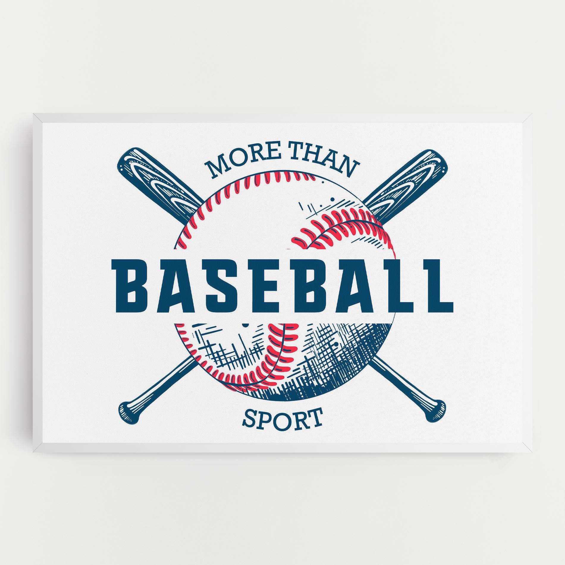 Leinwandbild Baseball Sport mockup 0