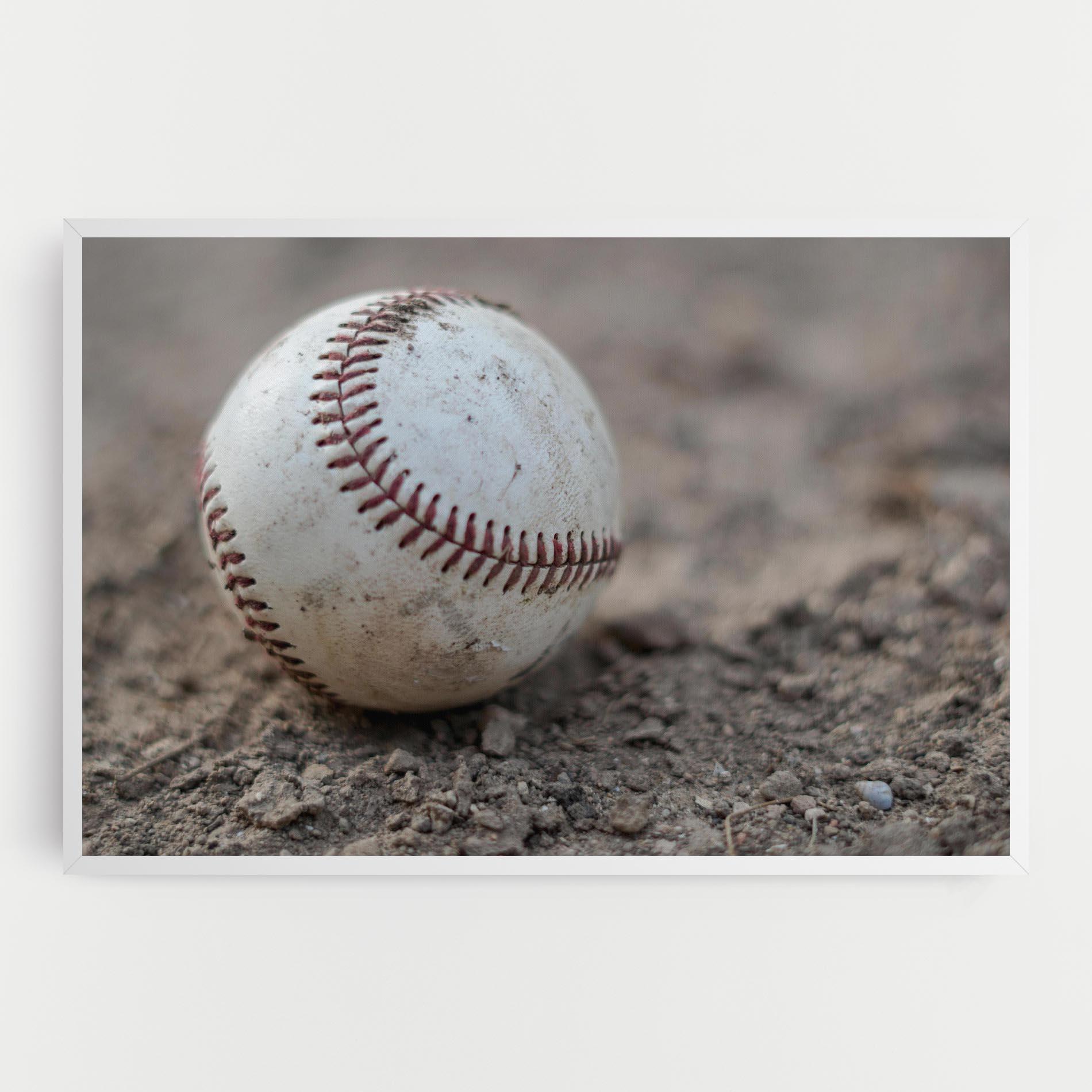 Leinwandbild Dusty Baseball Ball mockup 0