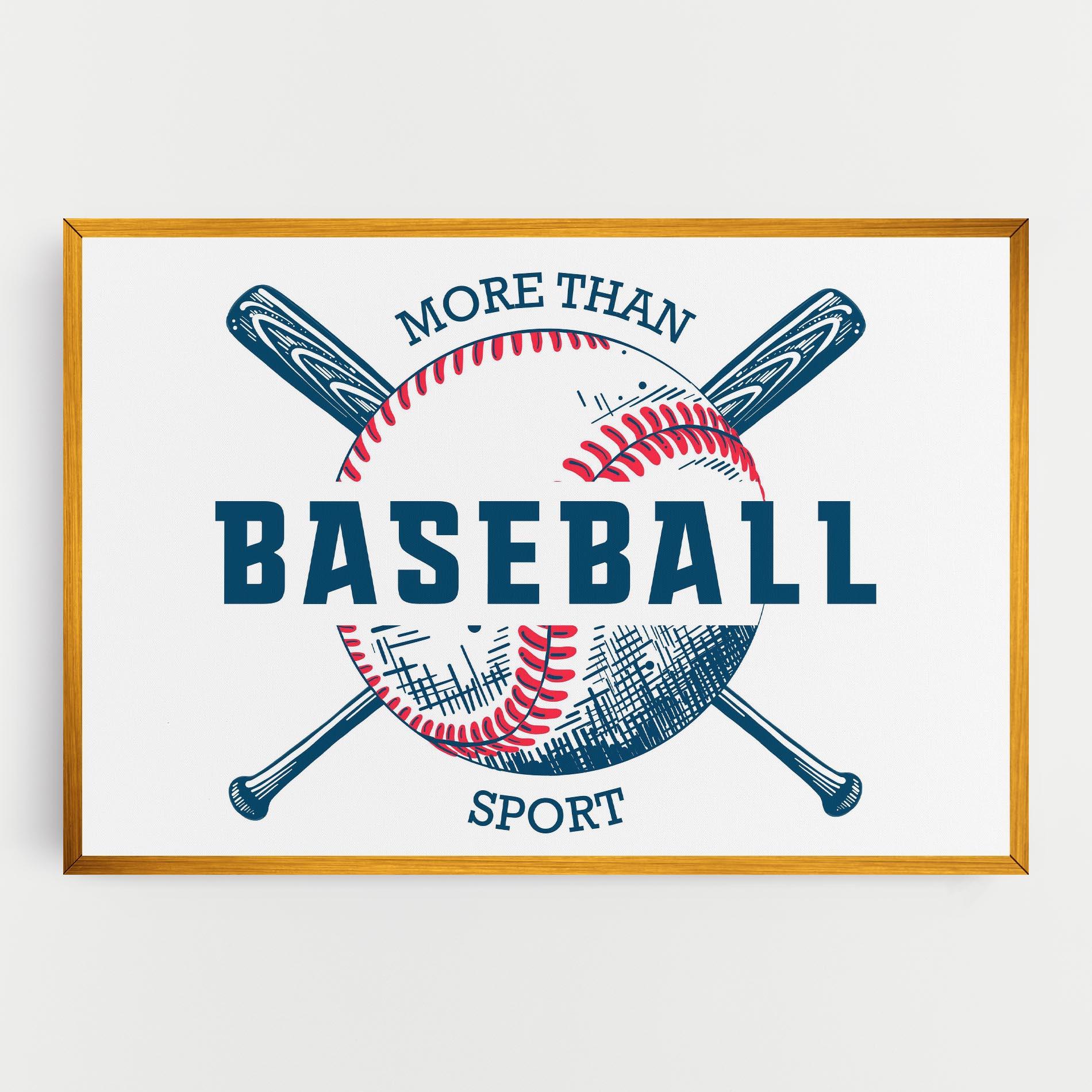Leinwandbild Baseball Sport mockup 0