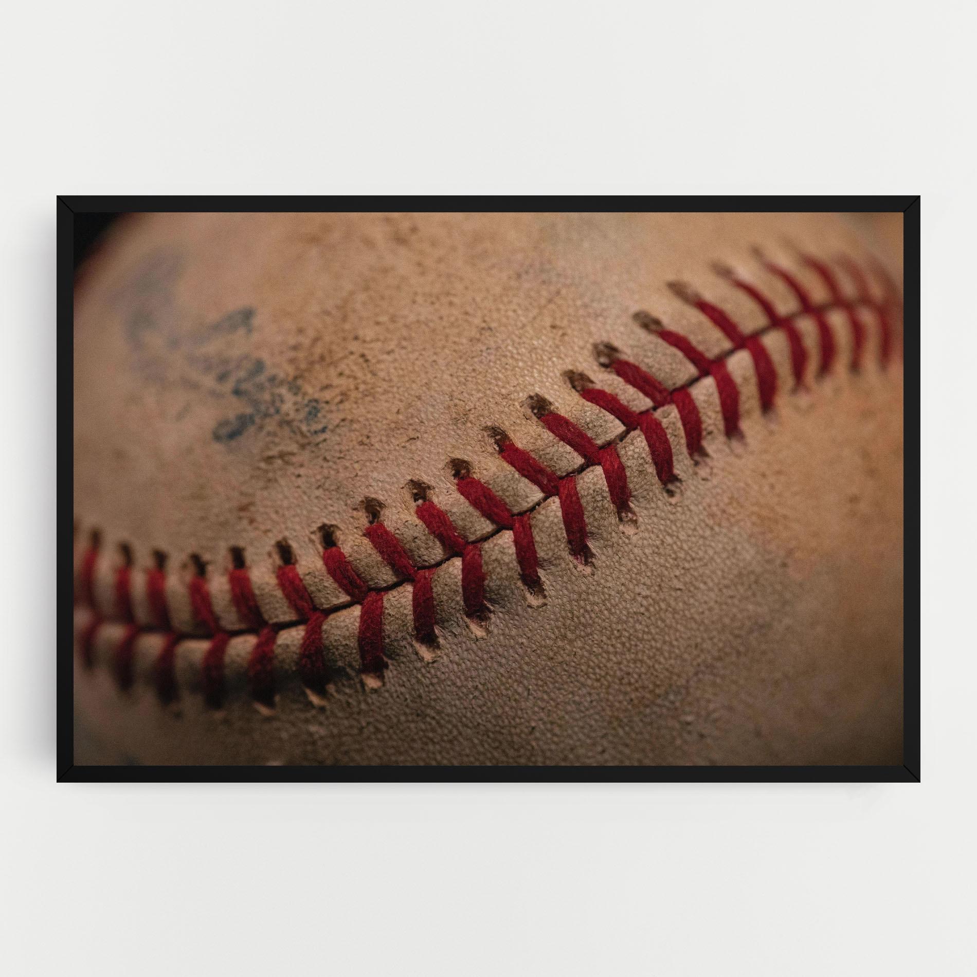 Leinwandbild Baseball Ball Close Up mockup 0