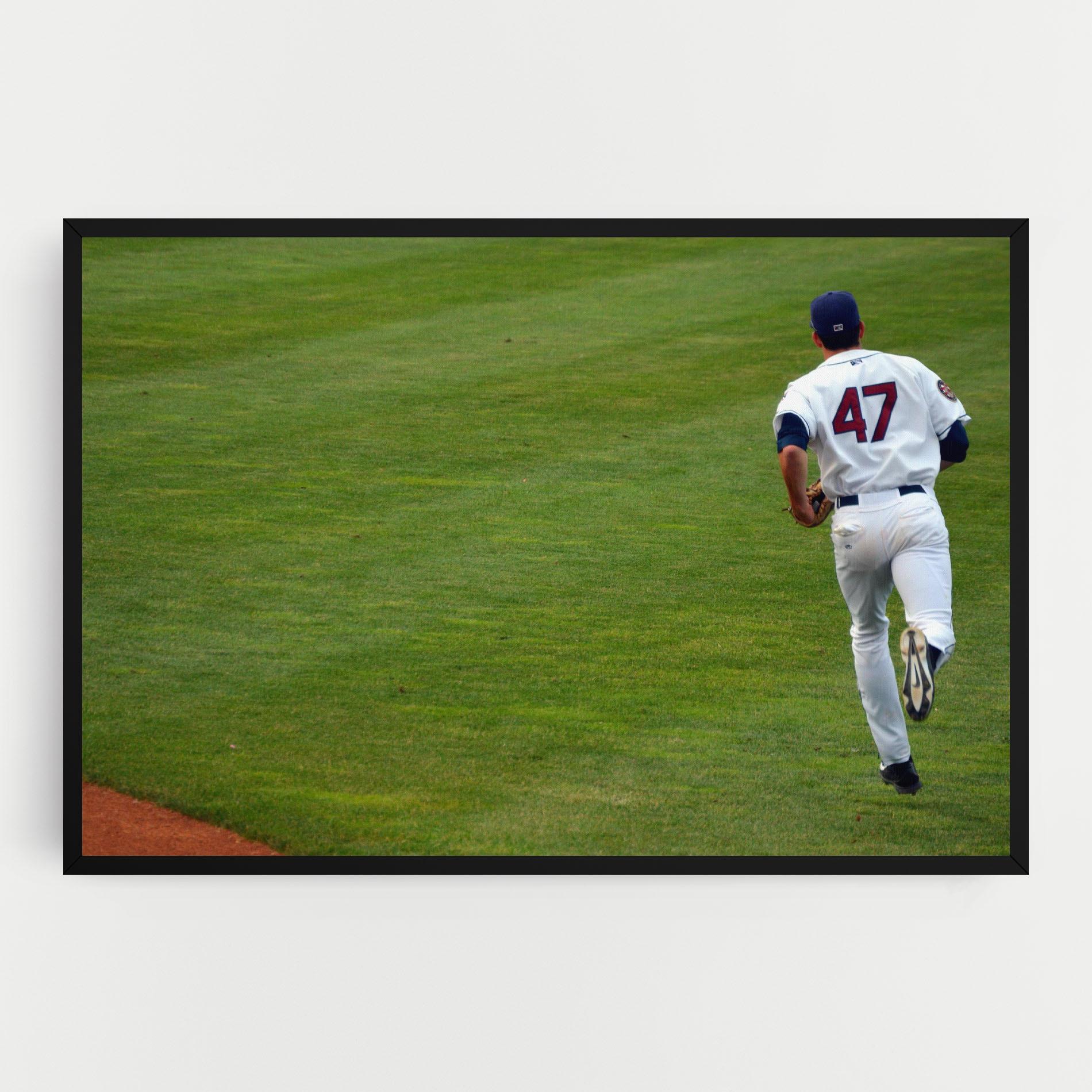 Leinwandbild Baseball Player mockup 0