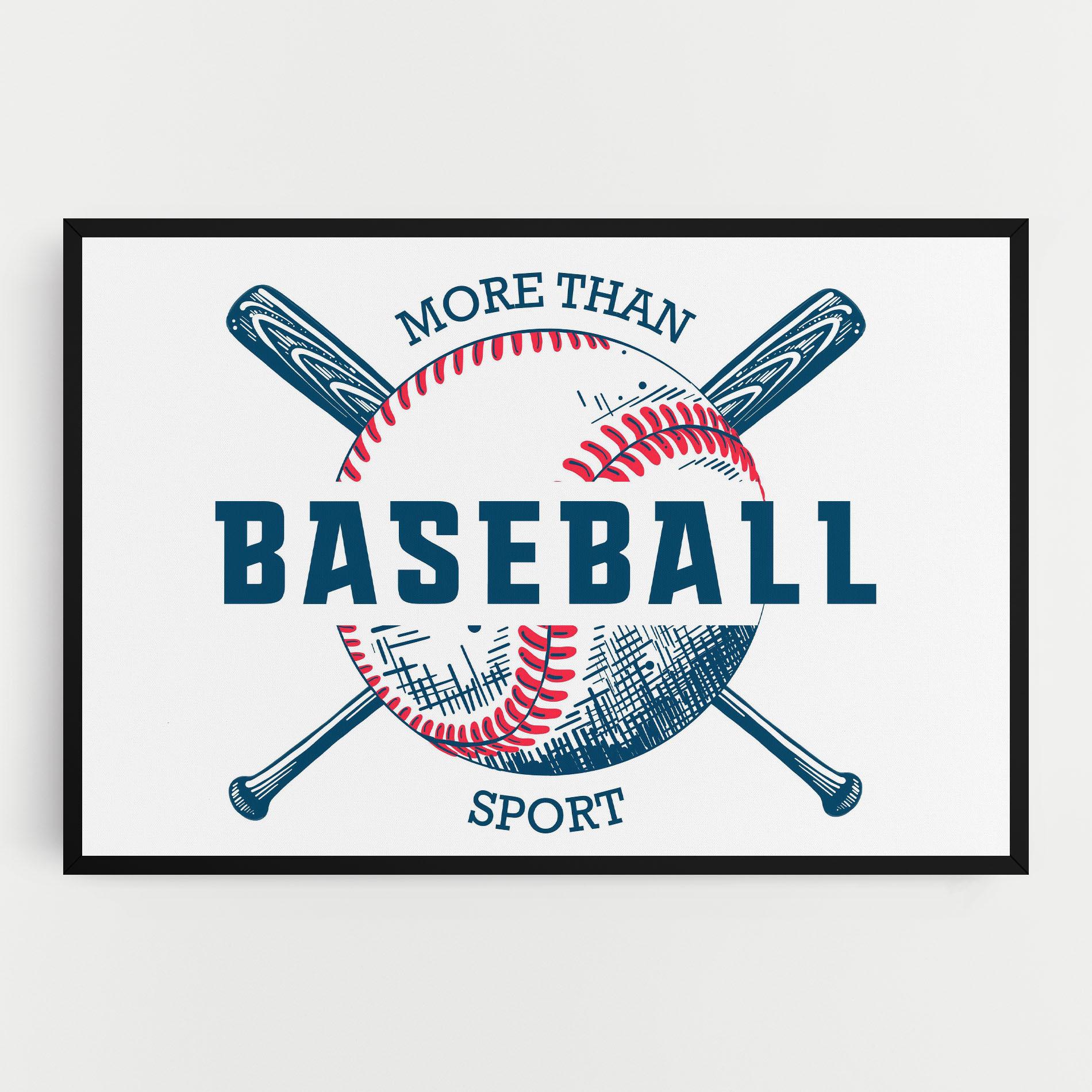 Leinwandbild Baseball Sport mockup 0