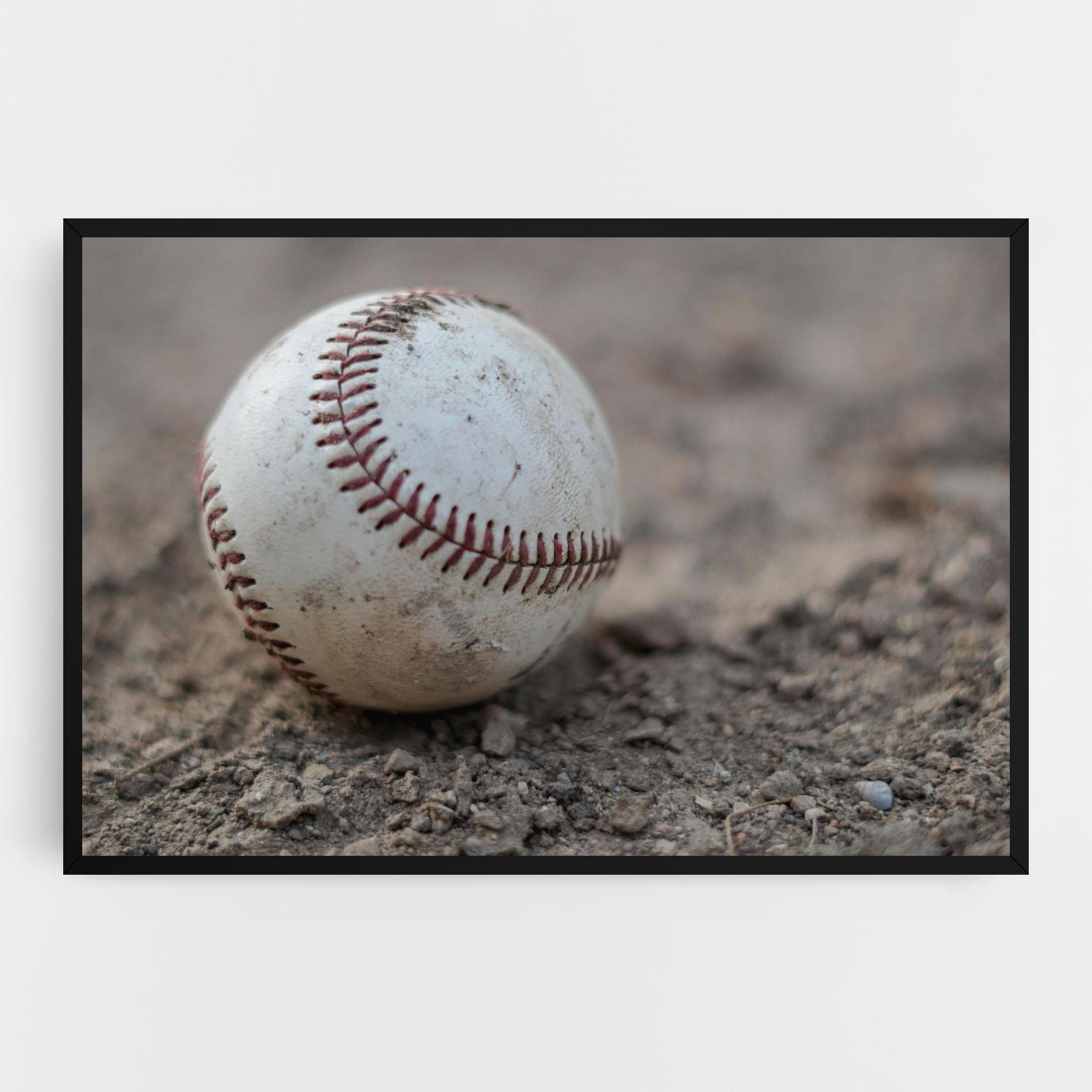 Leinwandbild Dusty Baseball Ball mockup 0