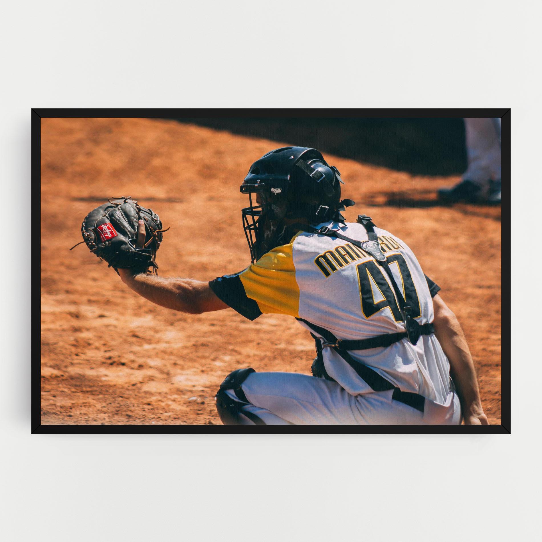Leinwandbild Number 47 Baseball mockup 0