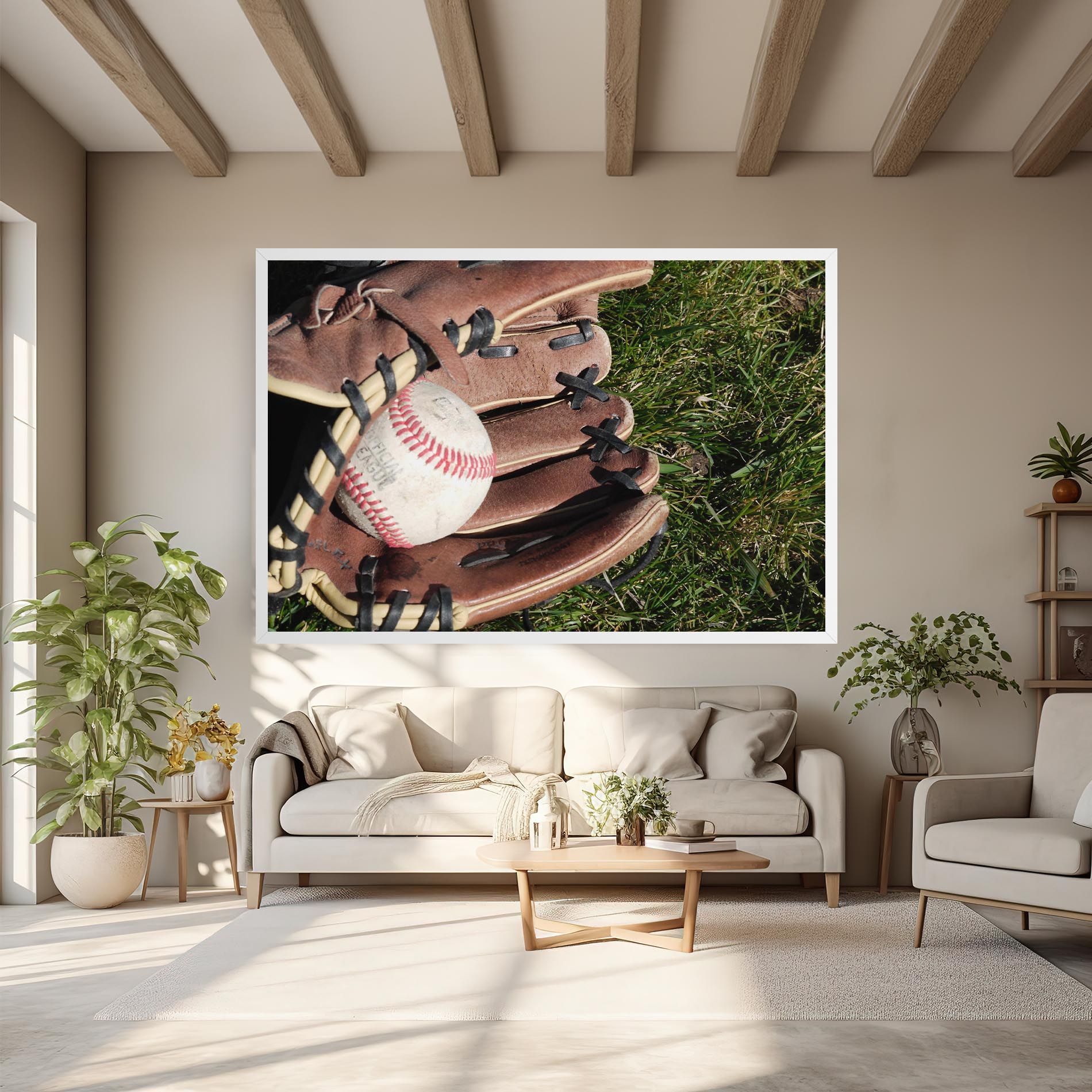 Brown Baseball Glove mockup 6