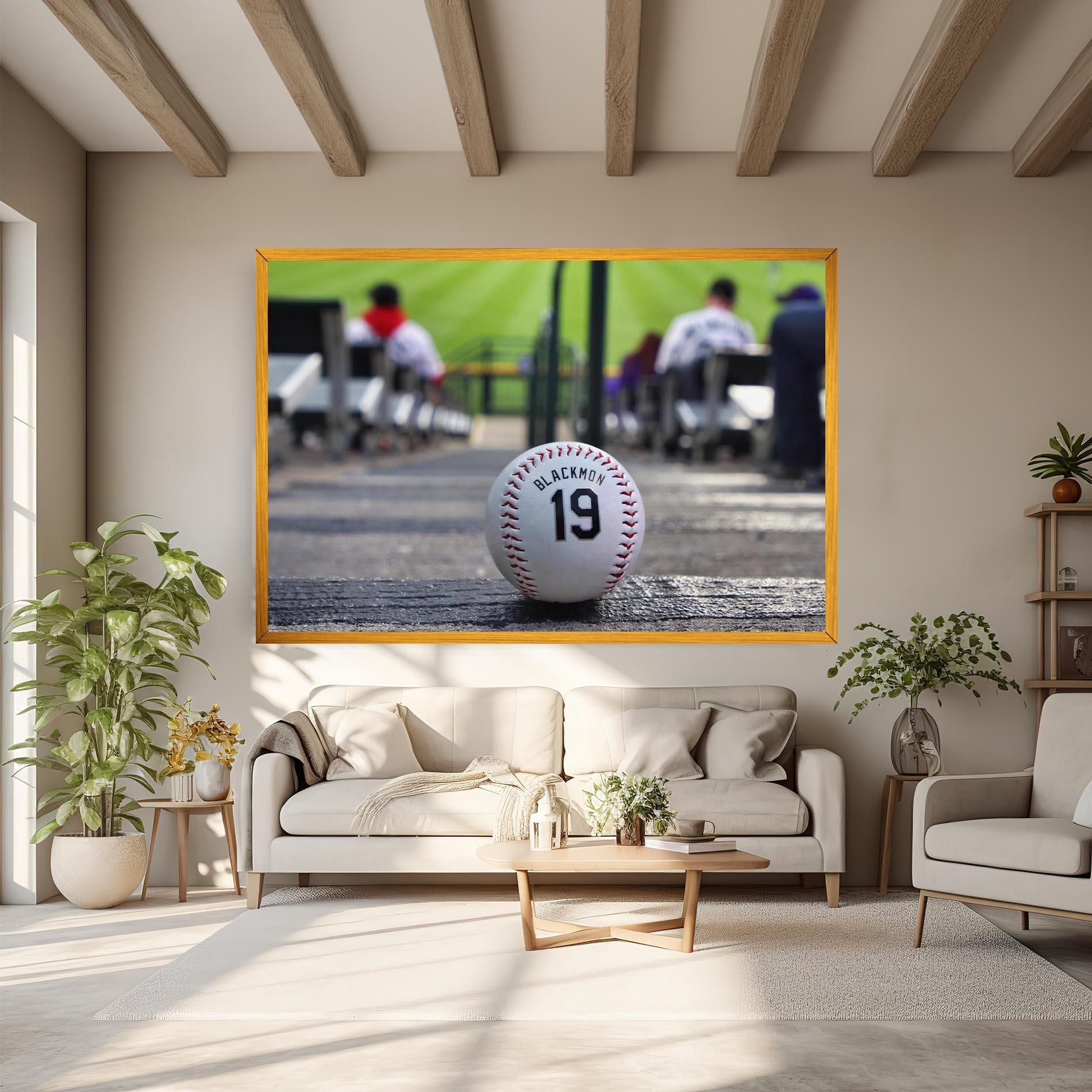 Leinwandbild Baseball Nr 19 mockup 6