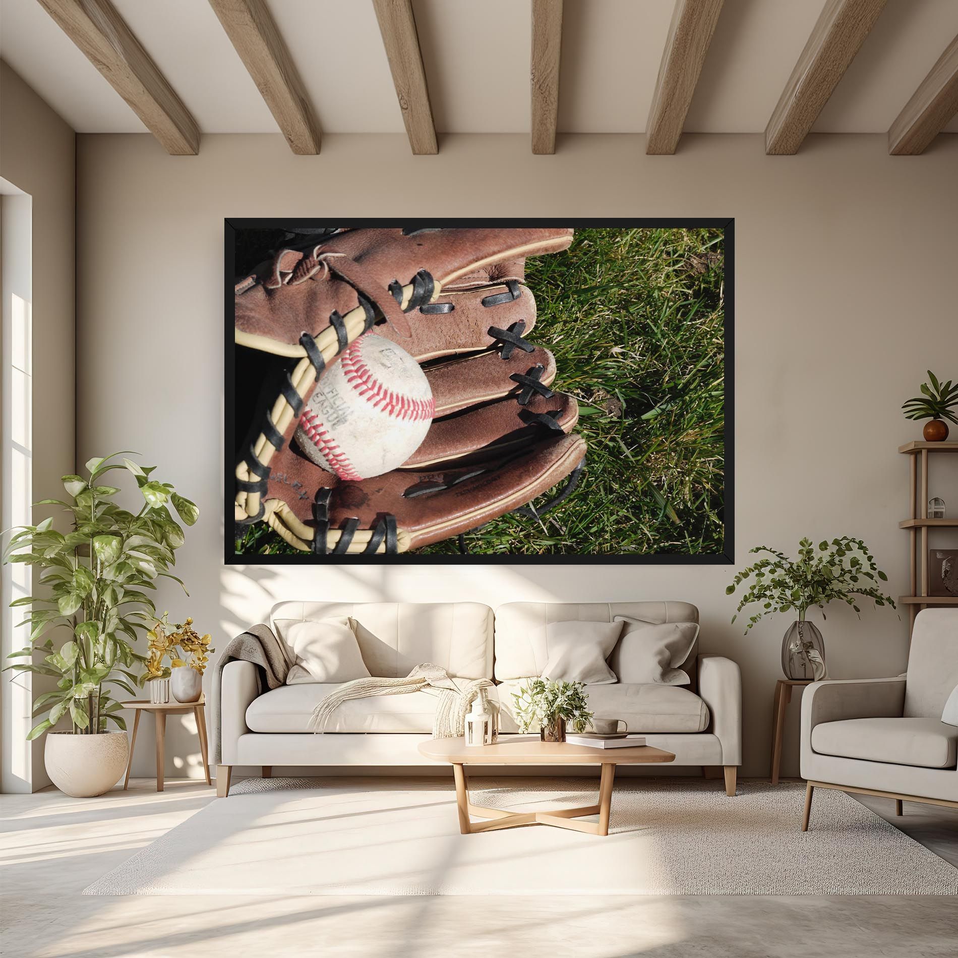 Brown Baseball Glove mockup 6