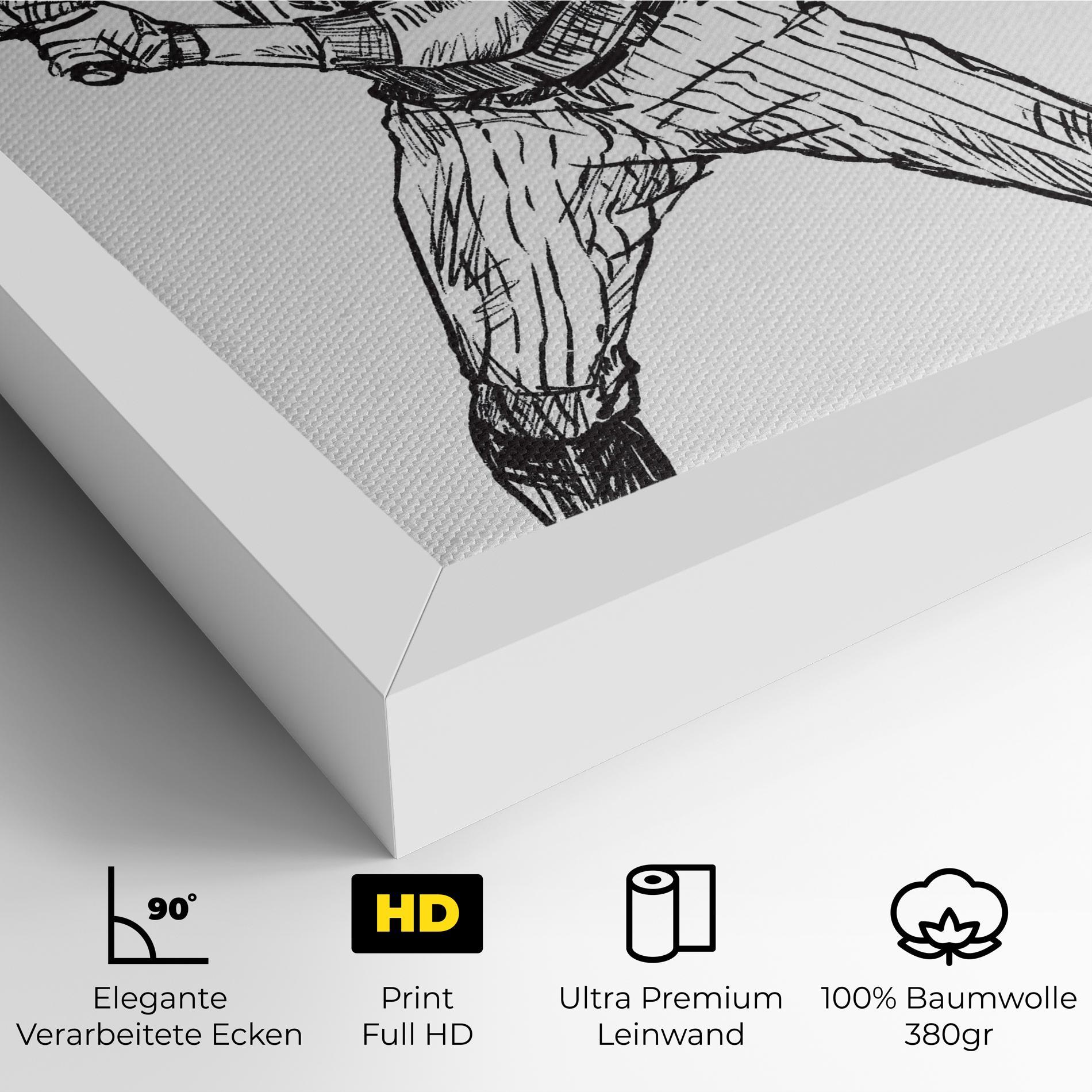 Leinwandbild Baseball Play mockup 4