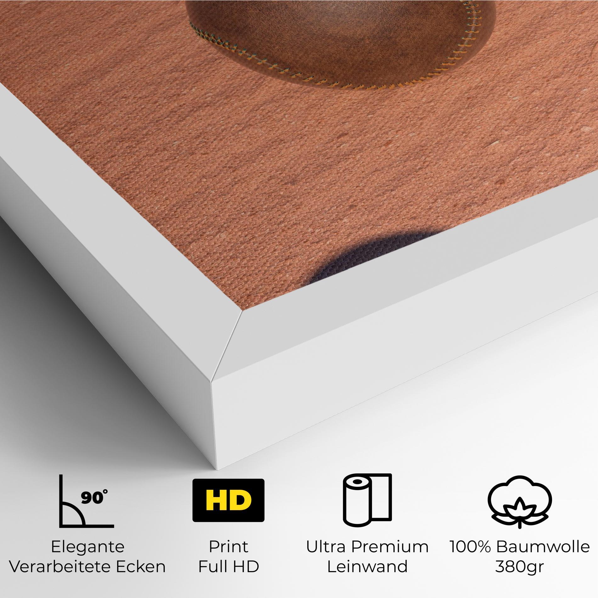 Leinwandbild Baseball Set On Send mockup 4