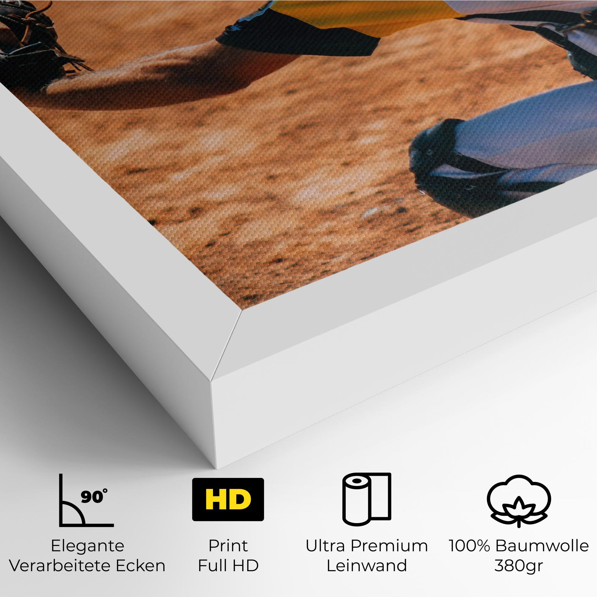 Leinwandbild Number 47 Baseball mockup 4