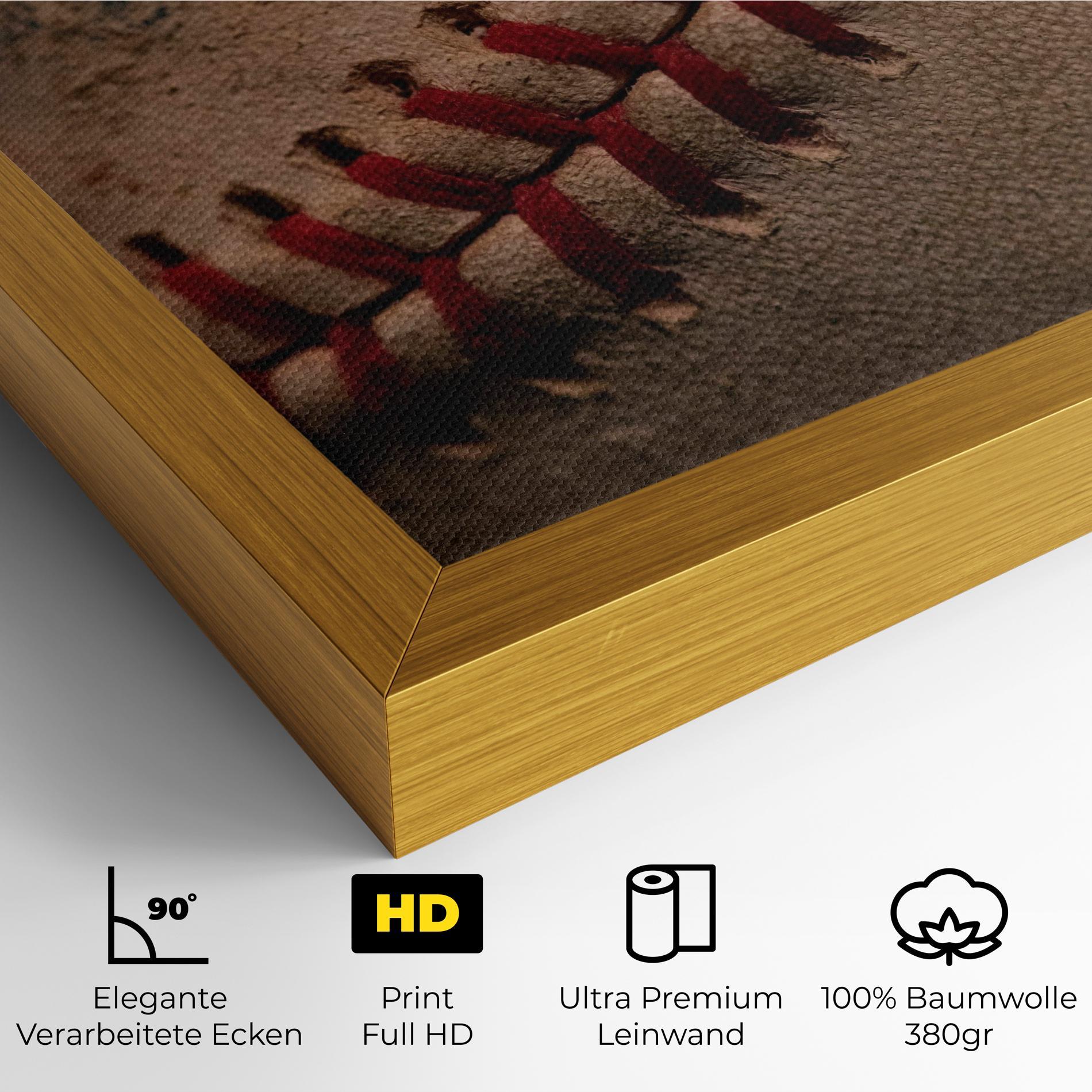 Leinwandbild Baseball Ball Close Up mockup 4