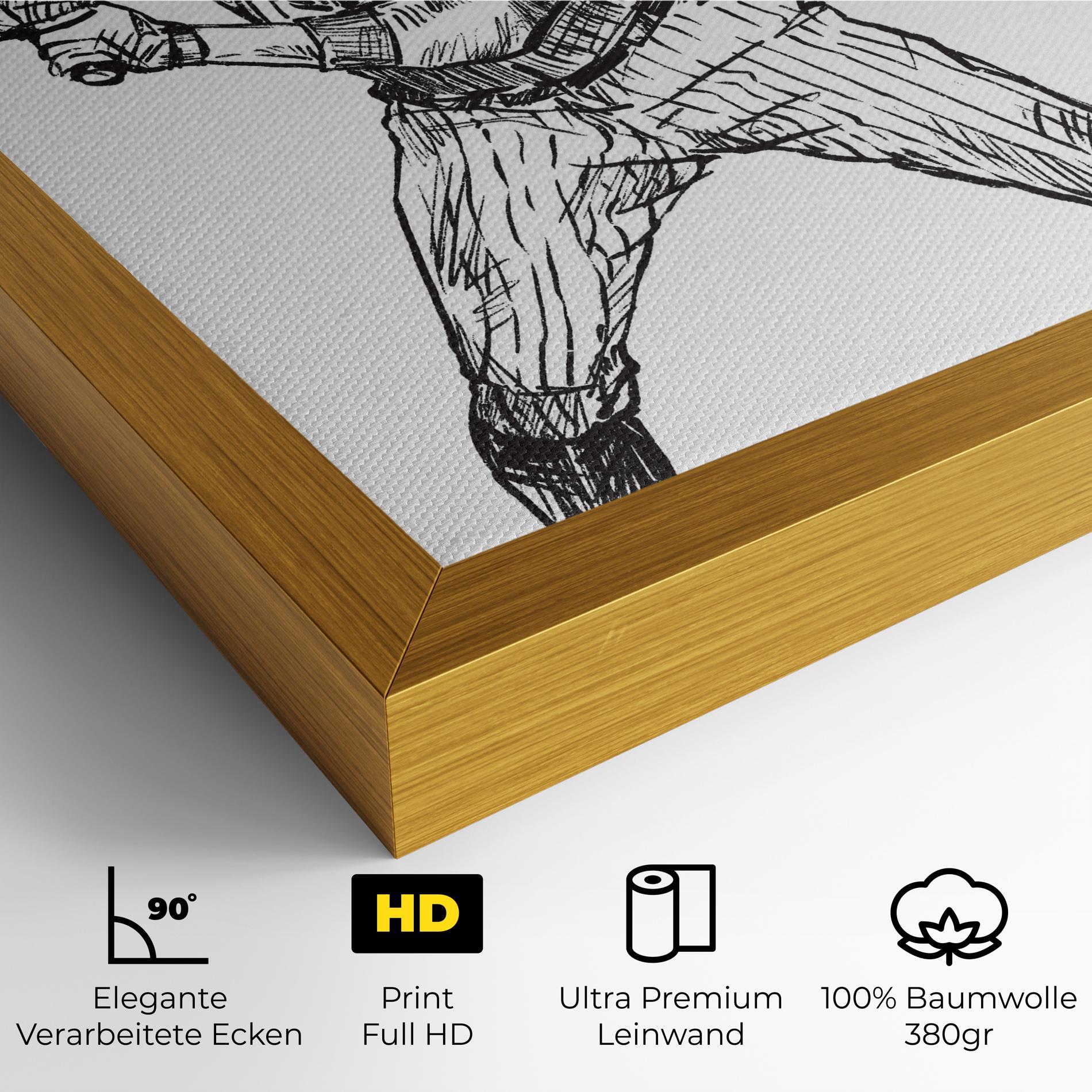 Leinwandbild Baseball Play mockup 4