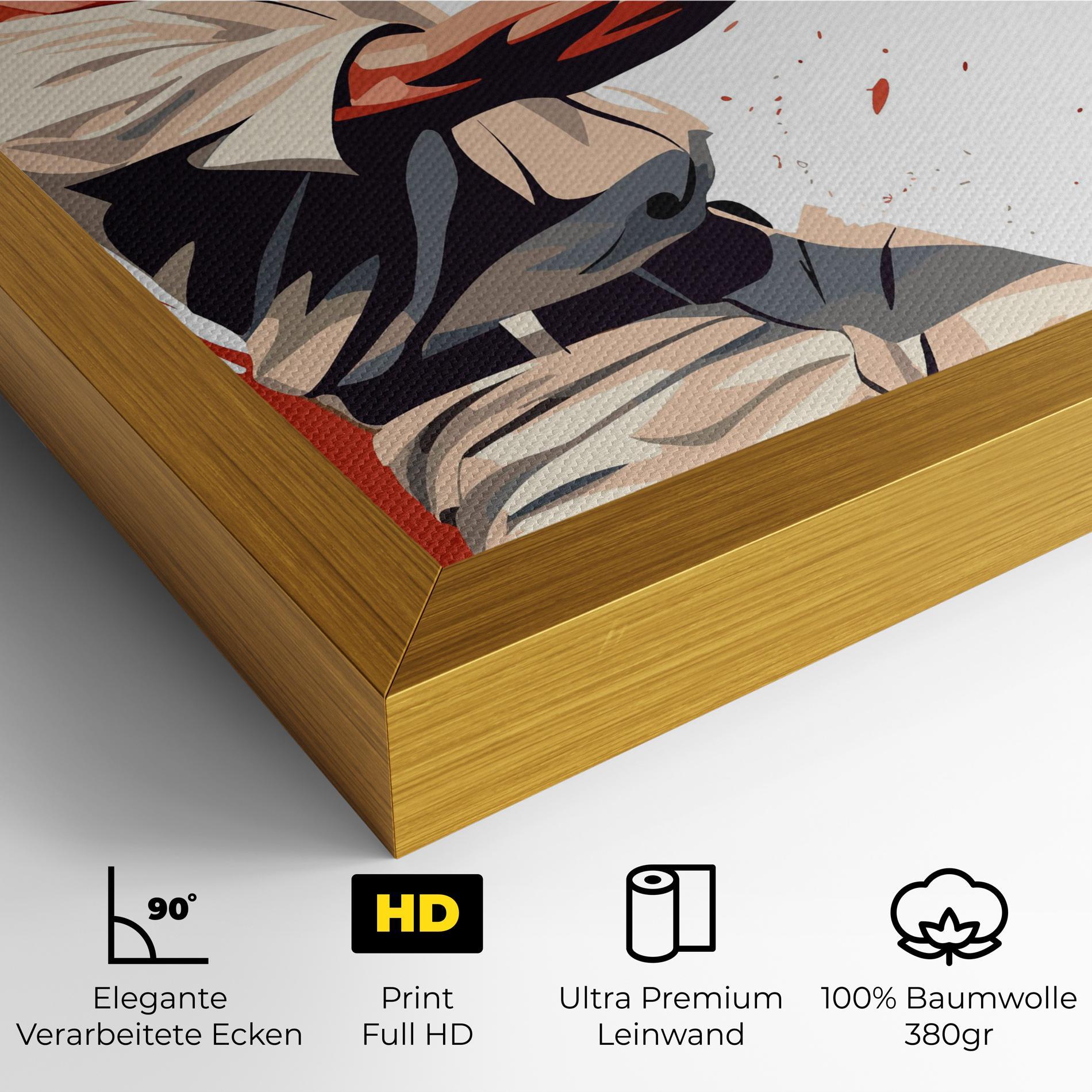 Leinwandbild Baseball Red Art mockup 4