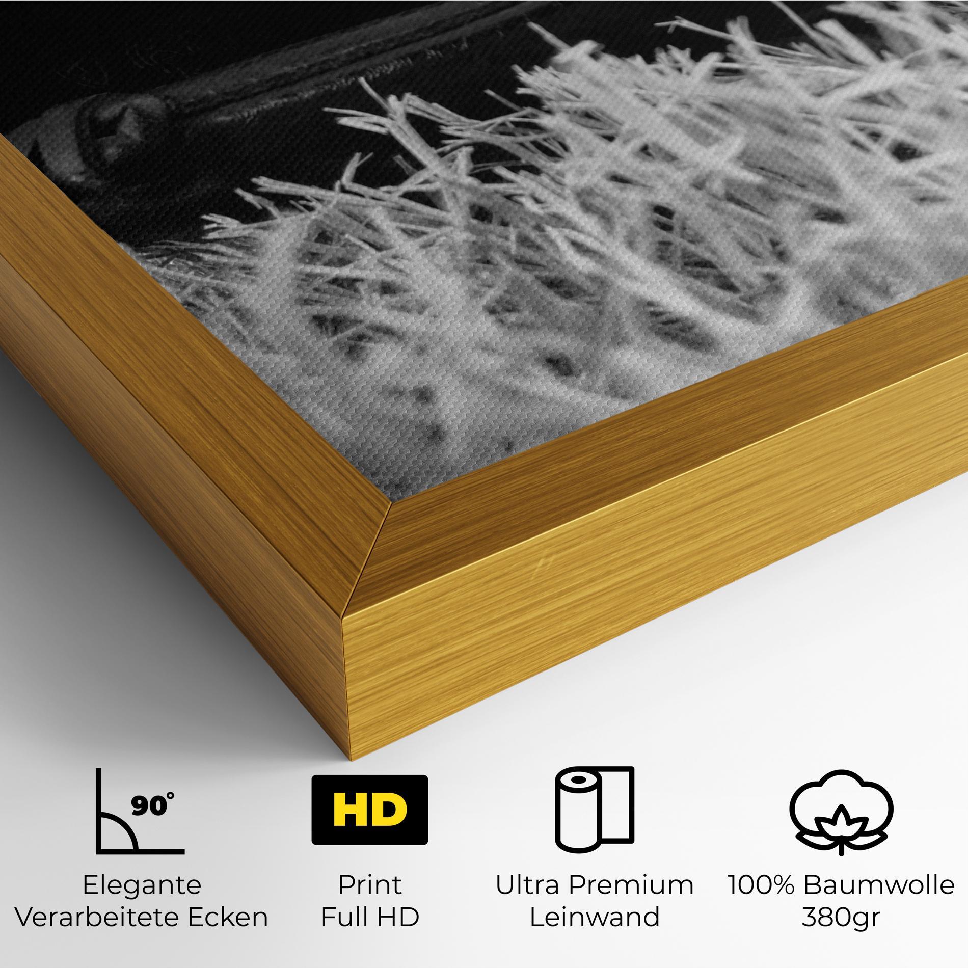 Leinwandbild Black Baseball Glove mockup 4