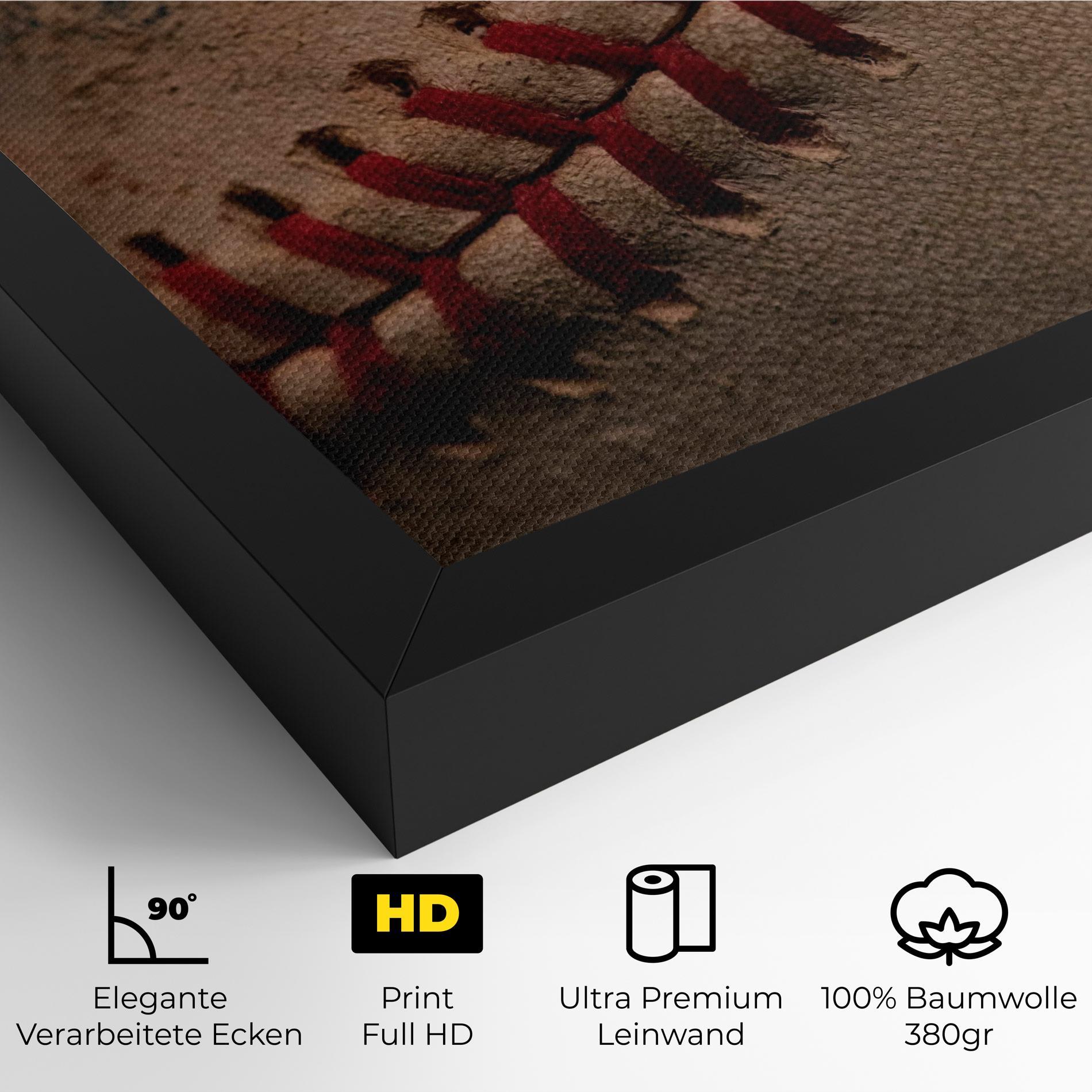 Leinwandbild Baseball Ball Close Up mockup 4