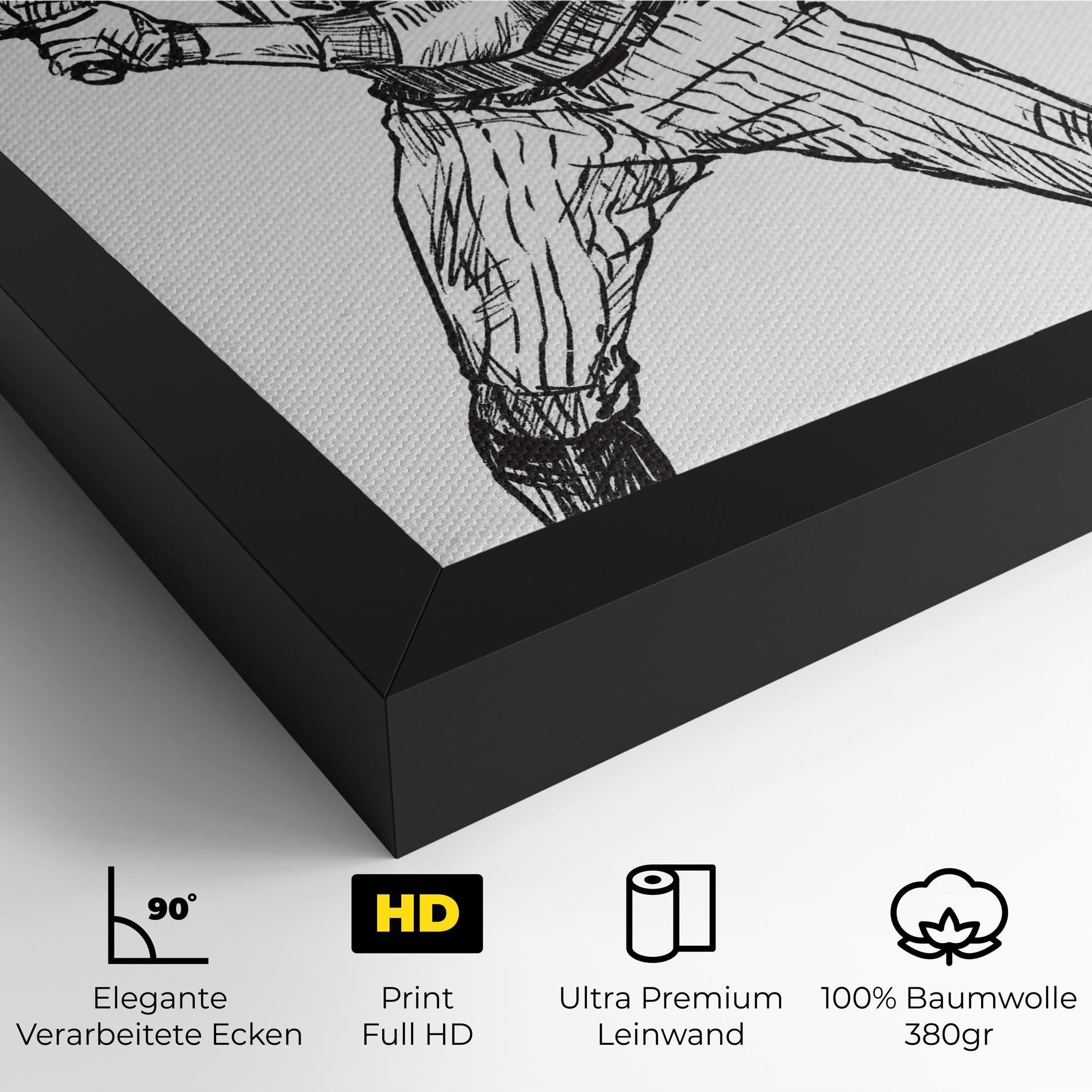 Leinwandbild Baseball Play mockup 4