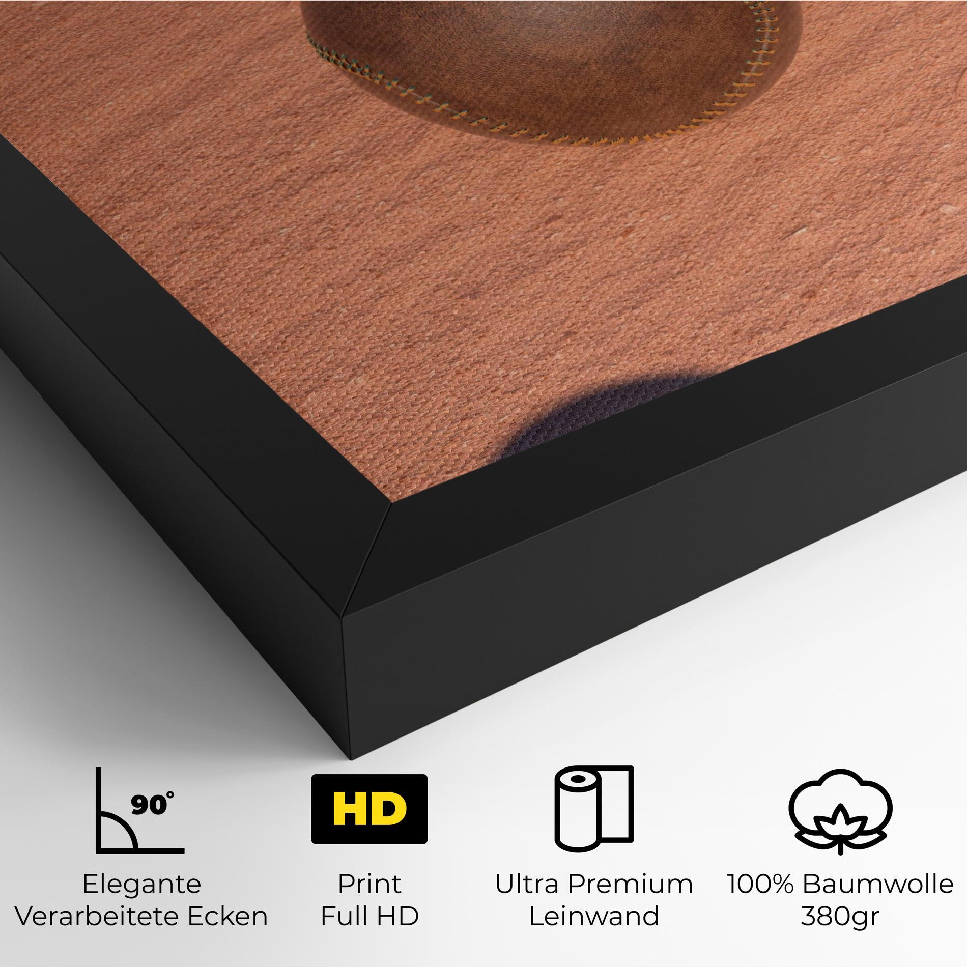 Leinwandbild Baseball Set On Send mockup 4