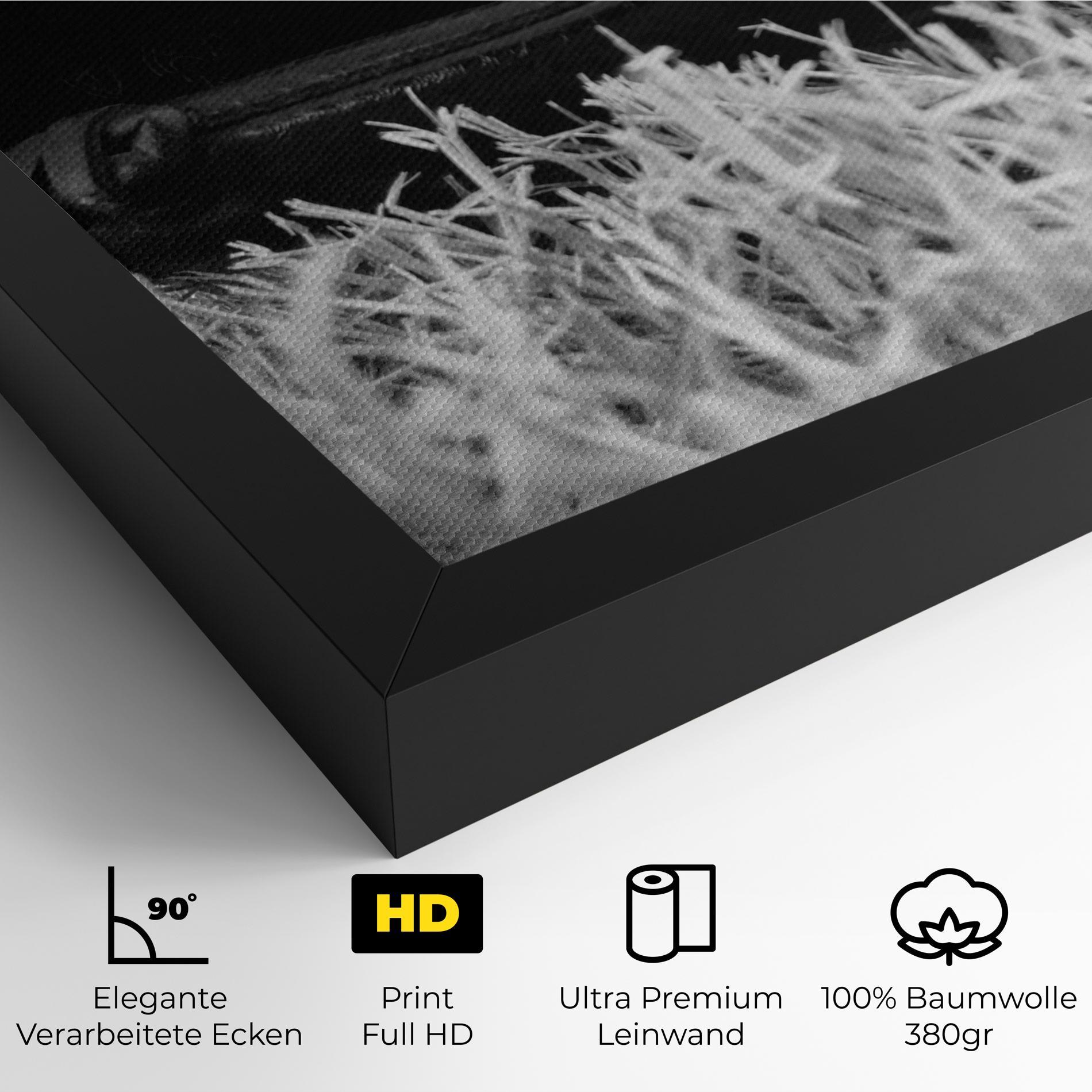 Leinwandbild Black Baseball Glove mockup 4