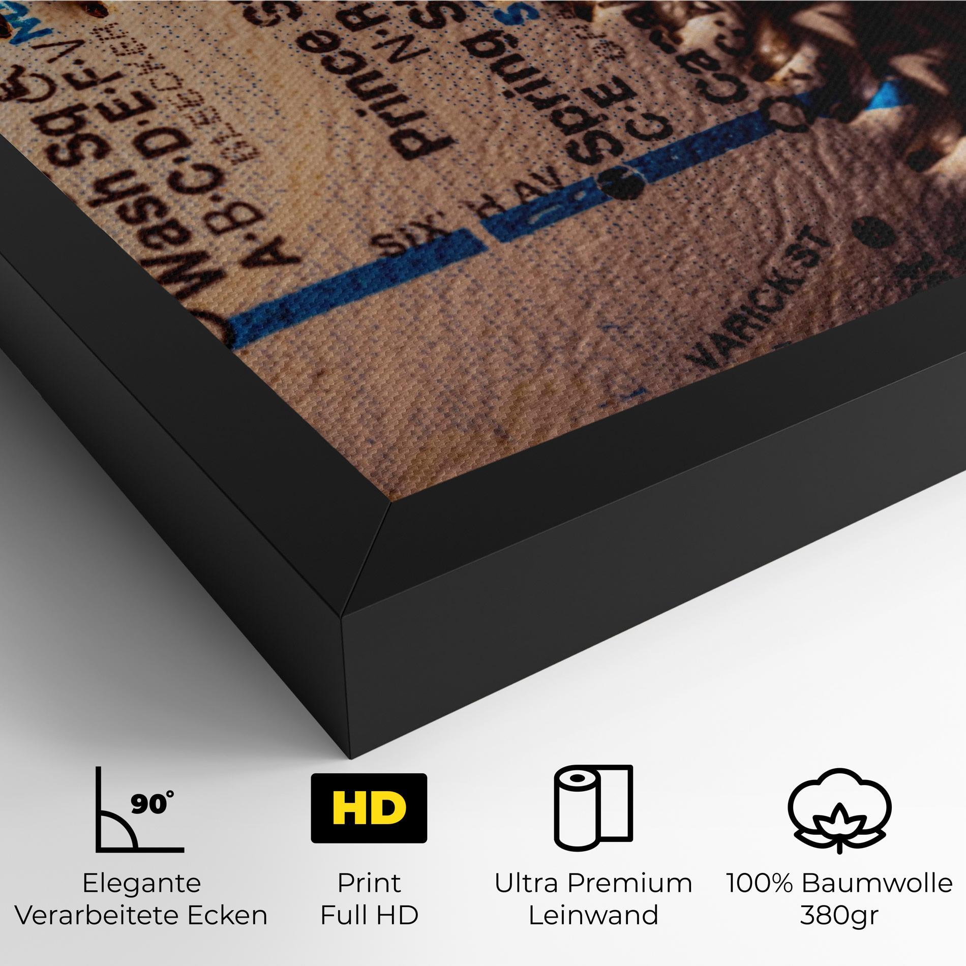 Leinwandbild Blue Text Baseball Ball mockup 4