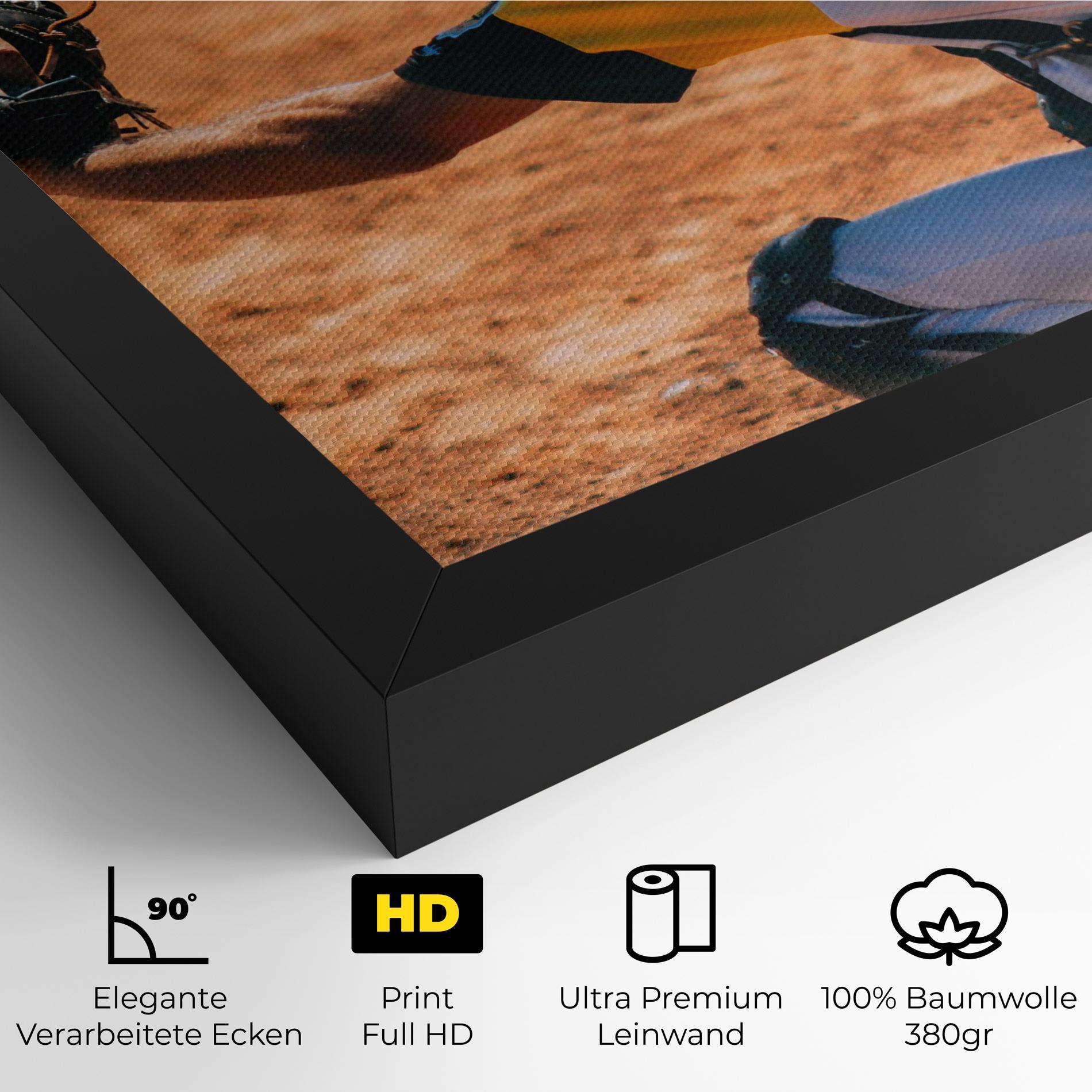 Leinwandbild Number 47 Baseball mockup 4