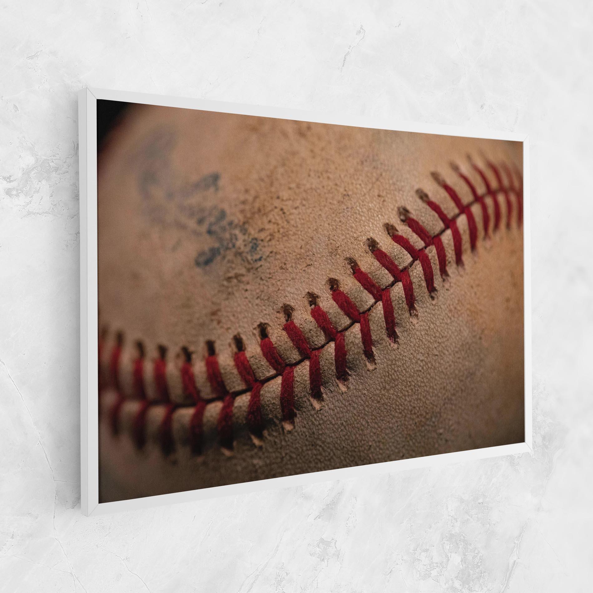 Leinwandbild Baseball Ball Close Up mockup 1