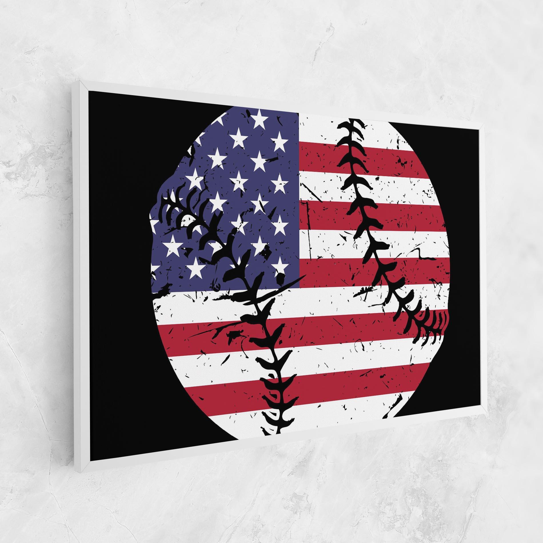 Leinwandbild Baseball Usa mockup 1