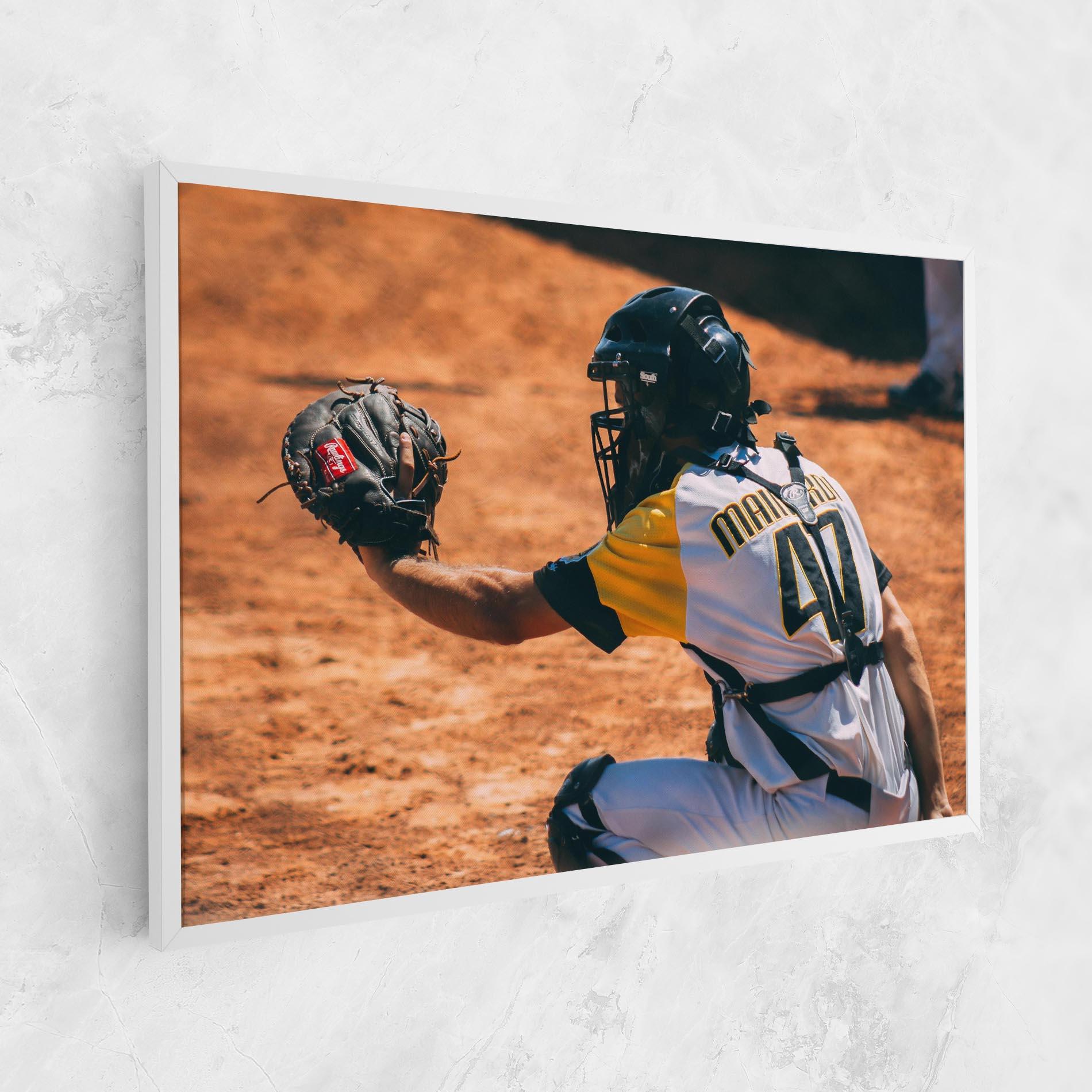 Leinwandbild Number 47 Baseball mockup 1