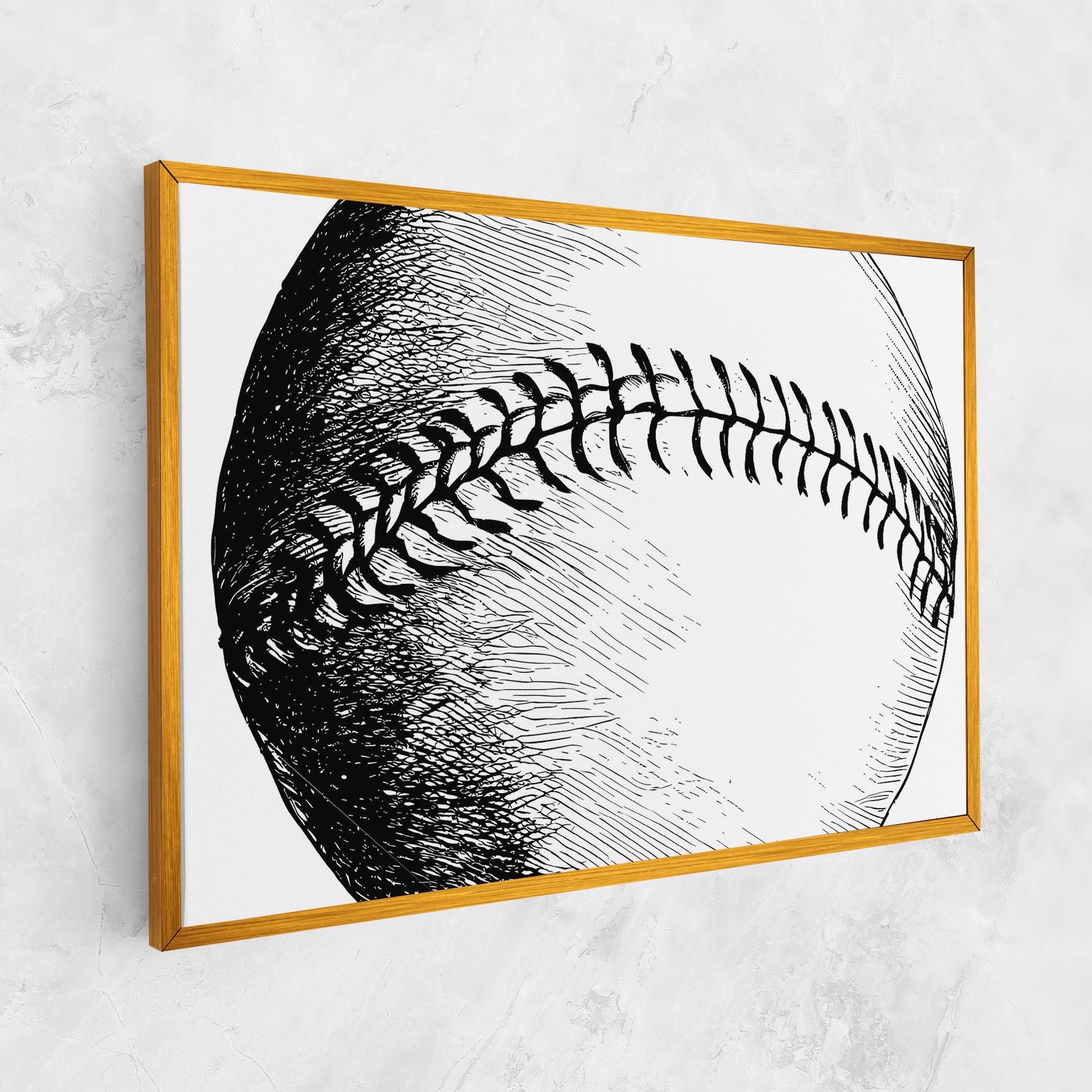 Baseball Black Line mockup 1