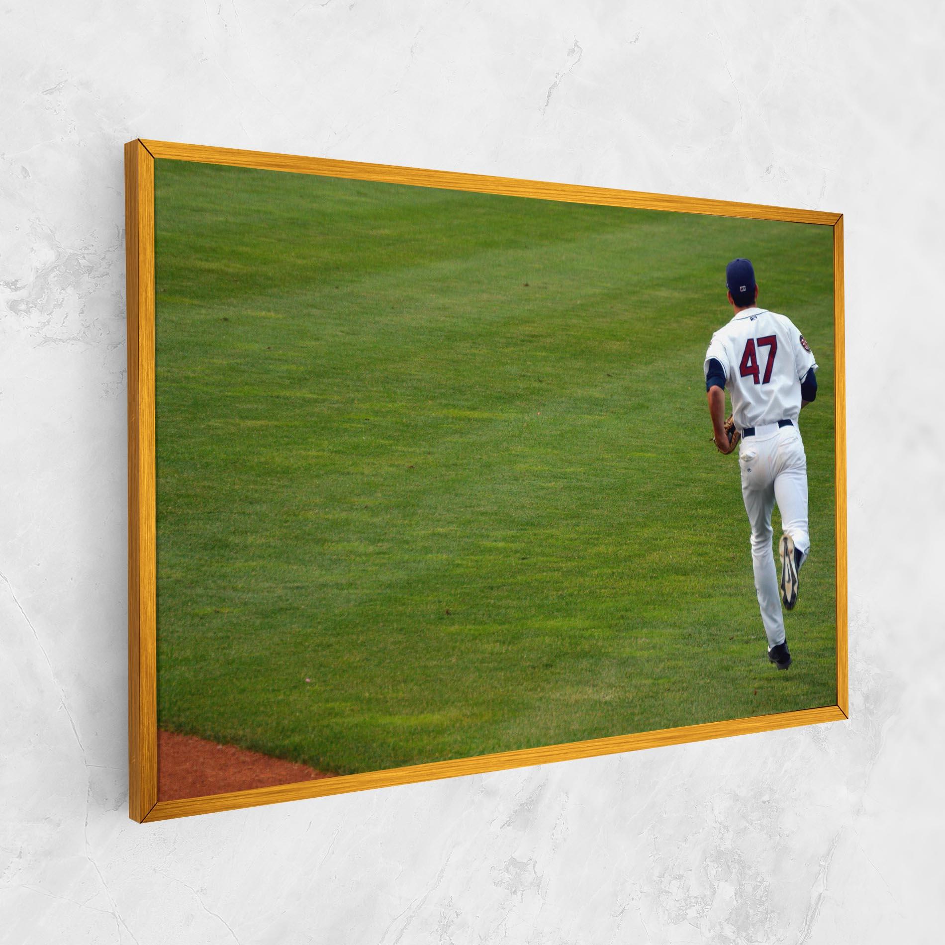 Leinwandbild Baseball Player mockup 1