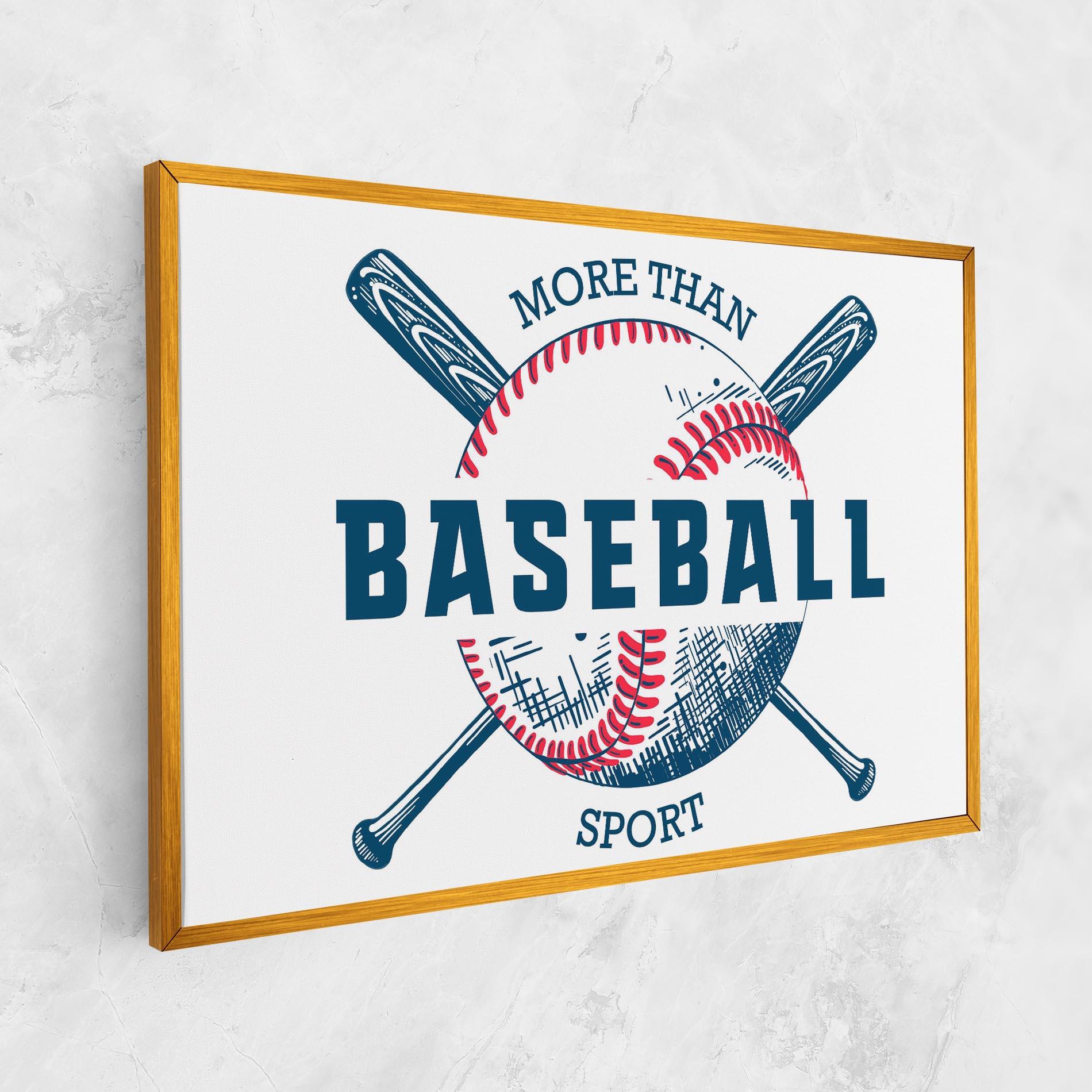 Leinwandbild Baseball Sport mockup 1