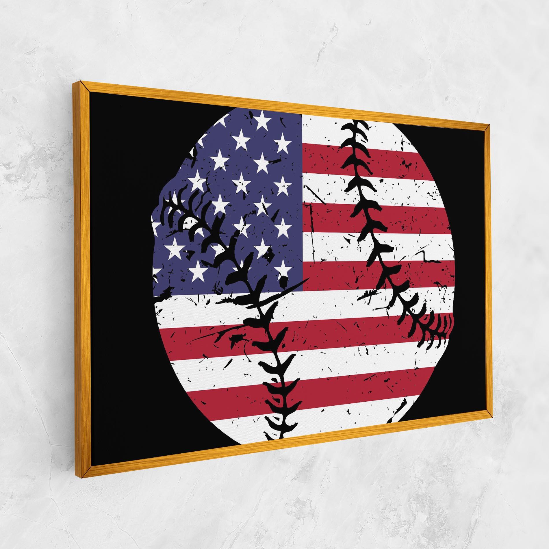 Leinwandbild Baseball Usa mockup 1