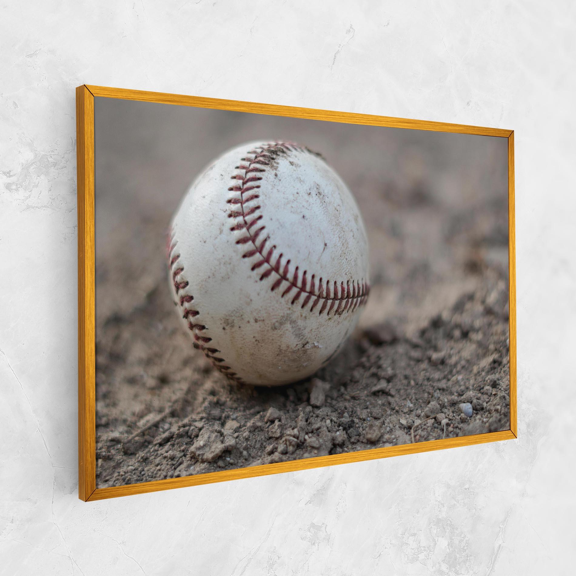 Leinwandbild Dusty Baseball Ball mockup 1