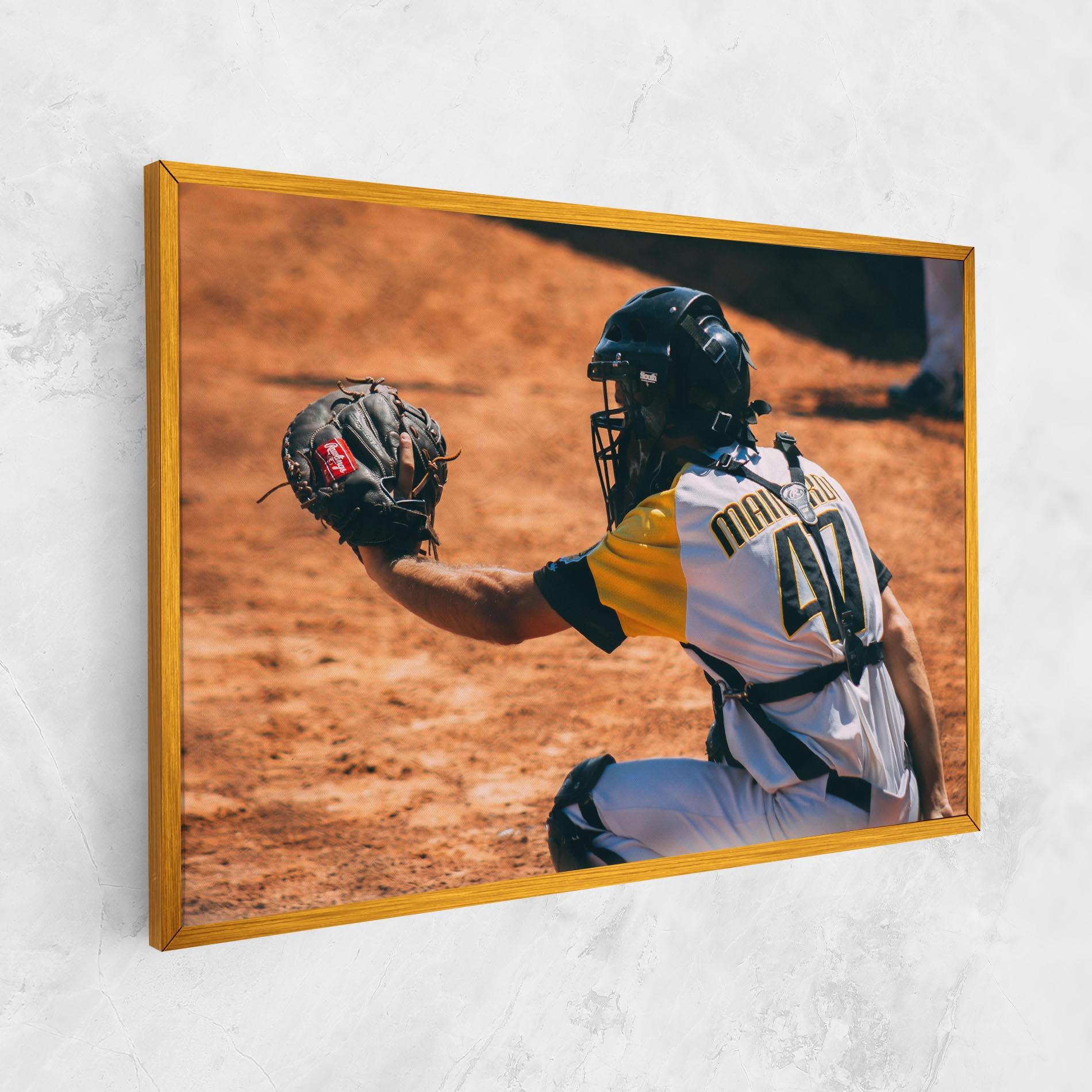 Leinwandbild Number 47 Baseball mockup 1