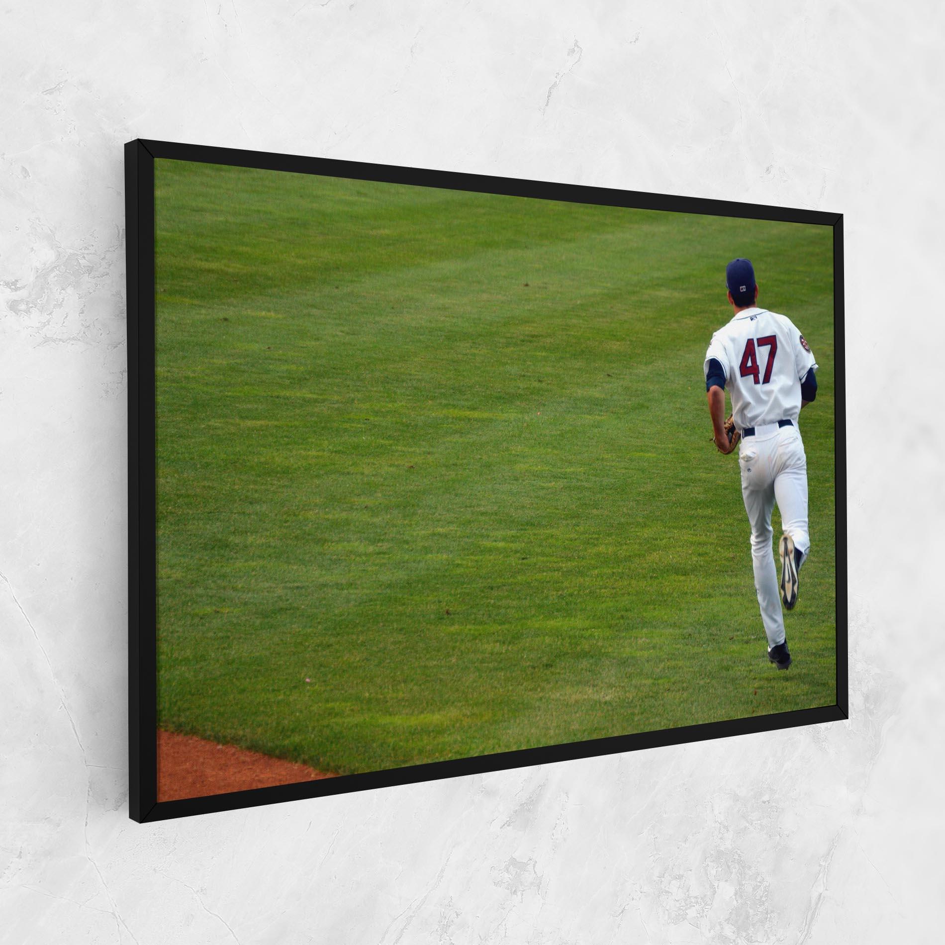 Leinwandbild Baseball Player mockup 1