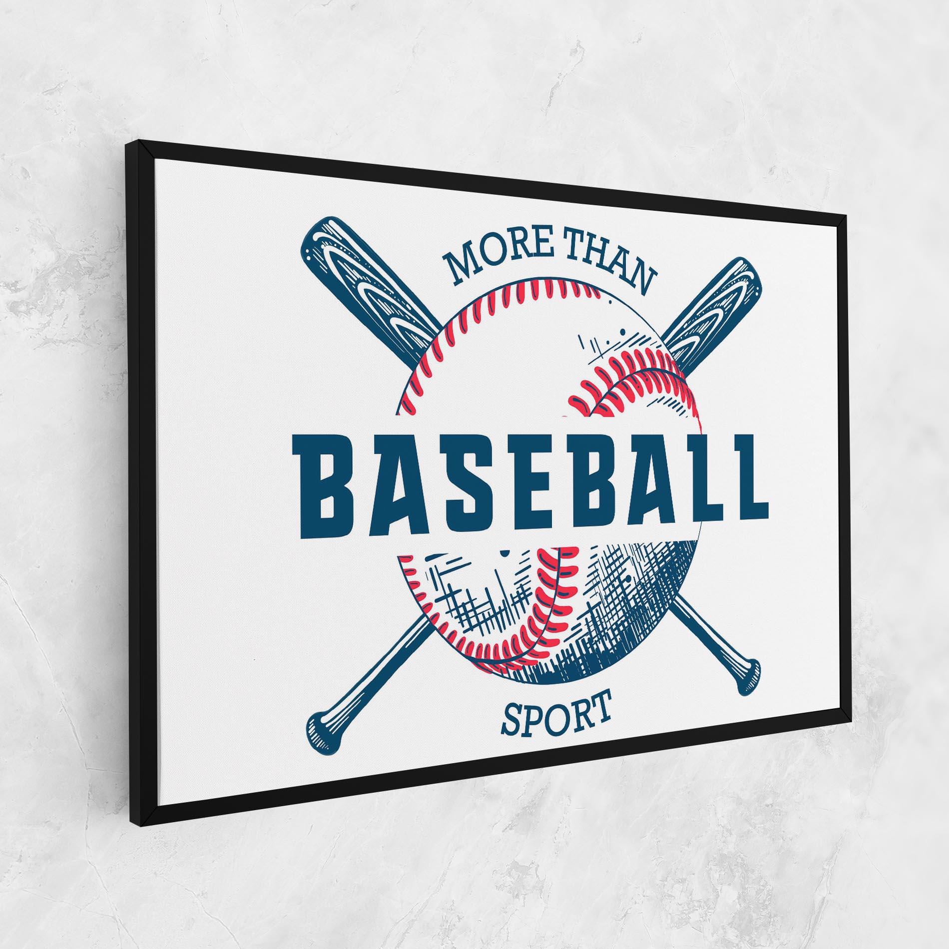 Leinwandbild Baseball Sport mockup 1