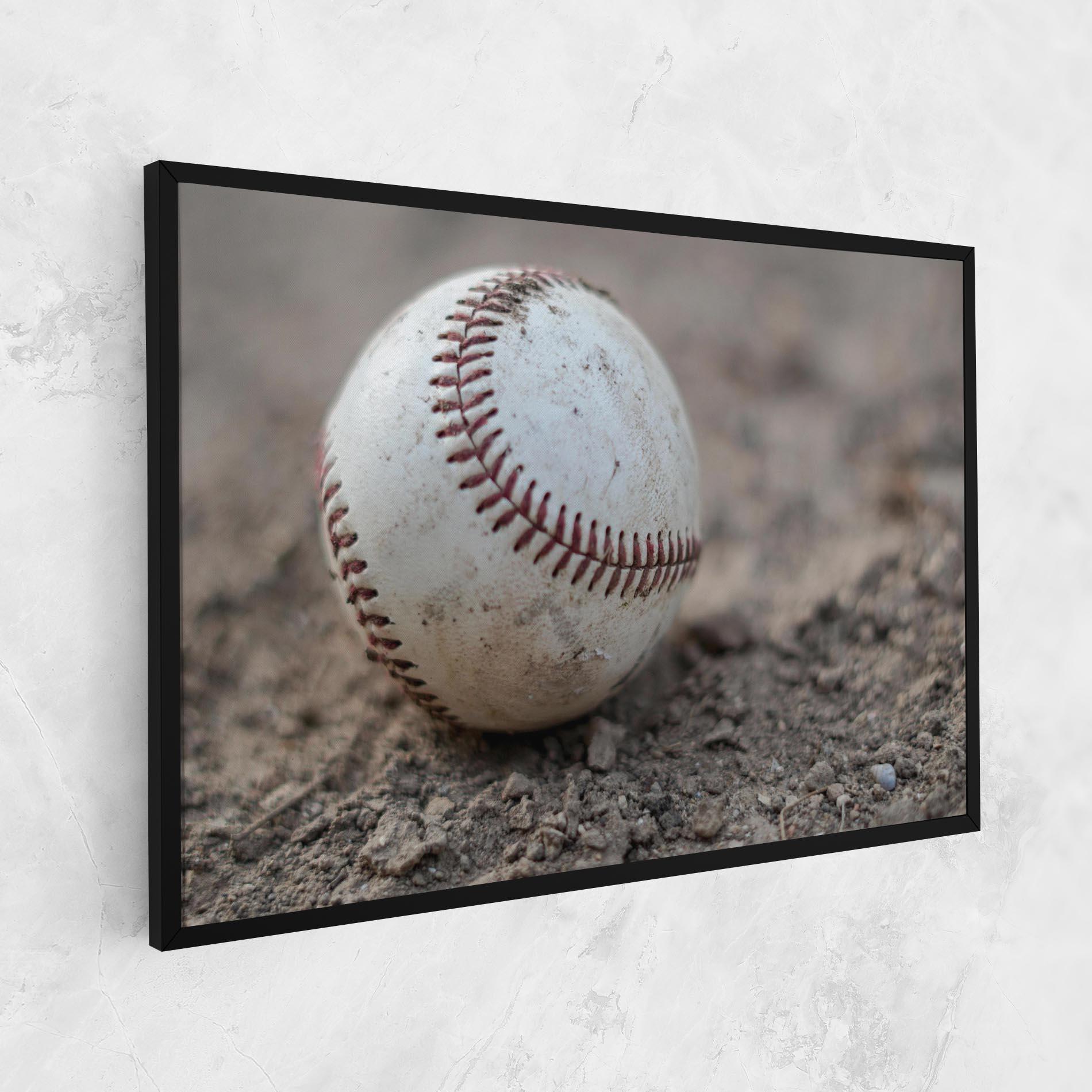 Leinwandbild Dusty Baseball Ball mockup 1