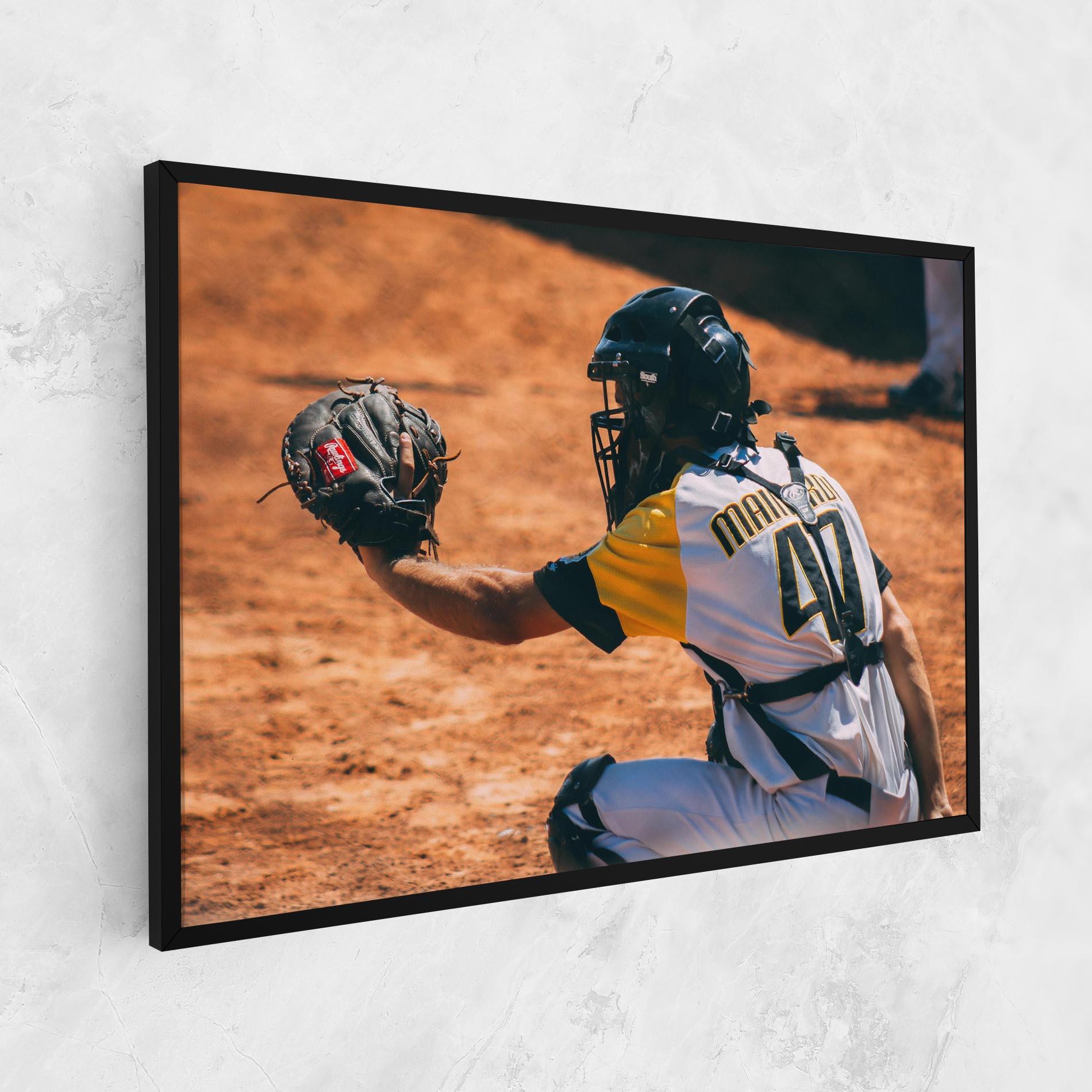 Leinwandbild Number 47 Baseball mockup 1