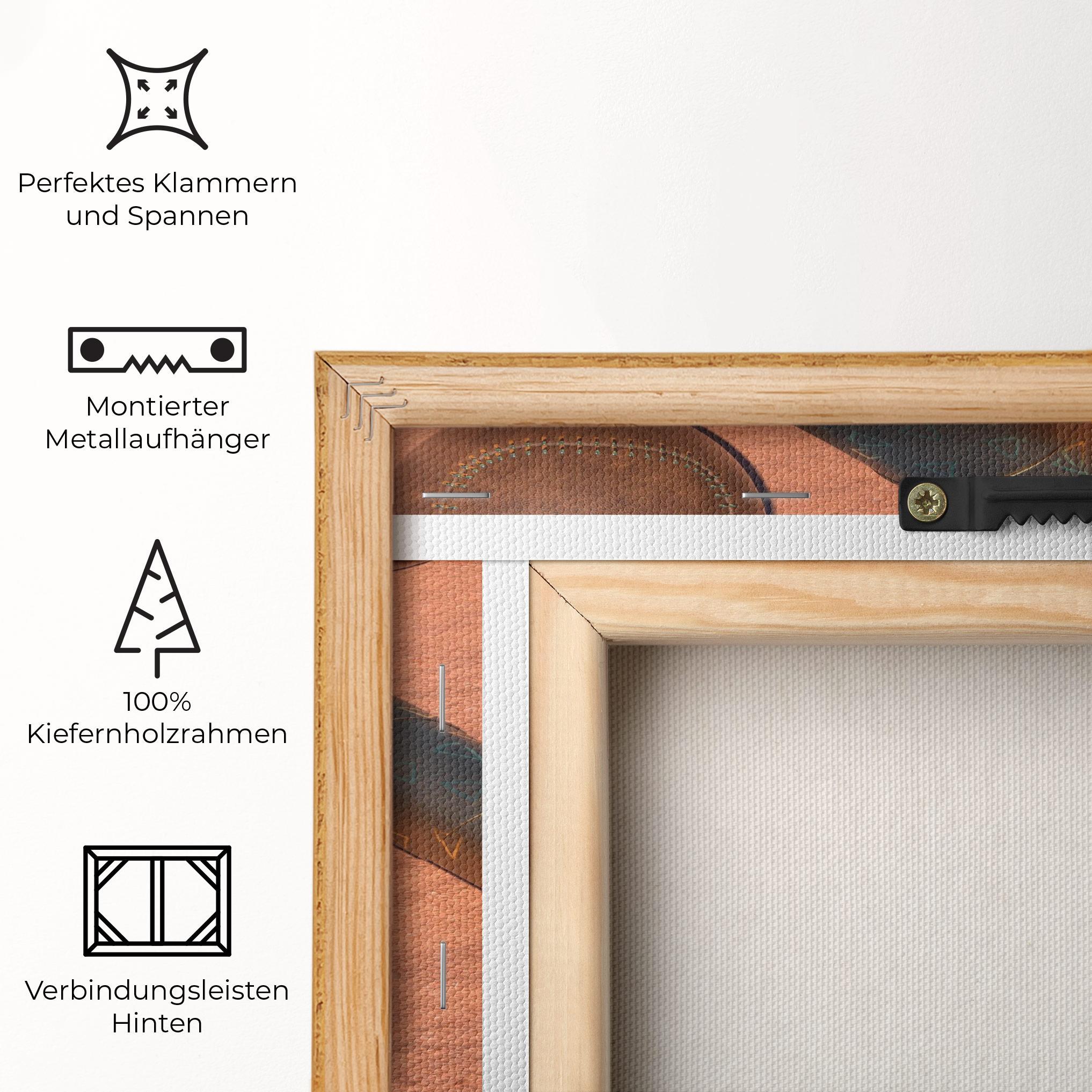 Leinwandbild Baseball Set On Send mockup 5