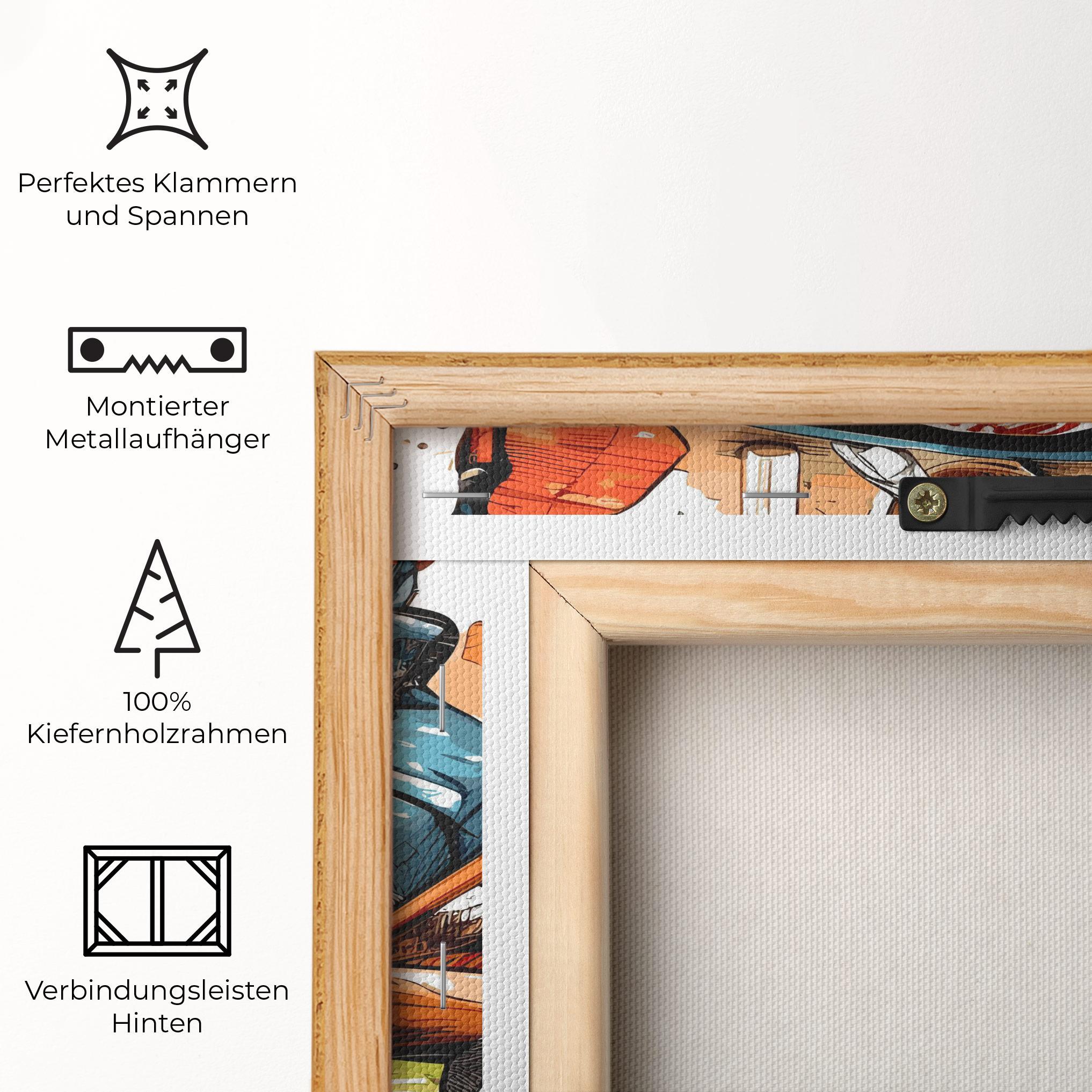 Leinwandbild Baseball Trash mockup 5